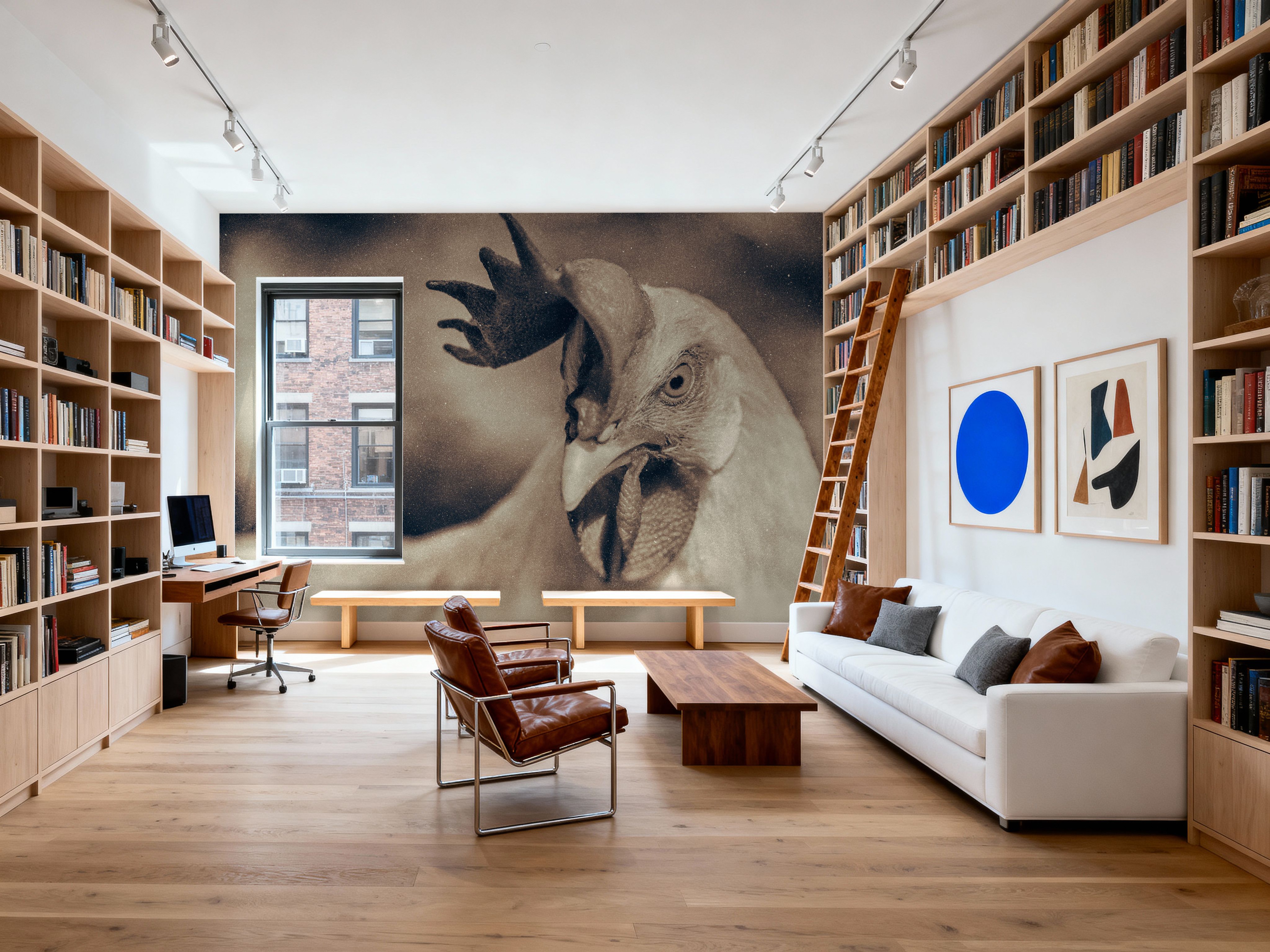 Chicken in the Sun II Sepia