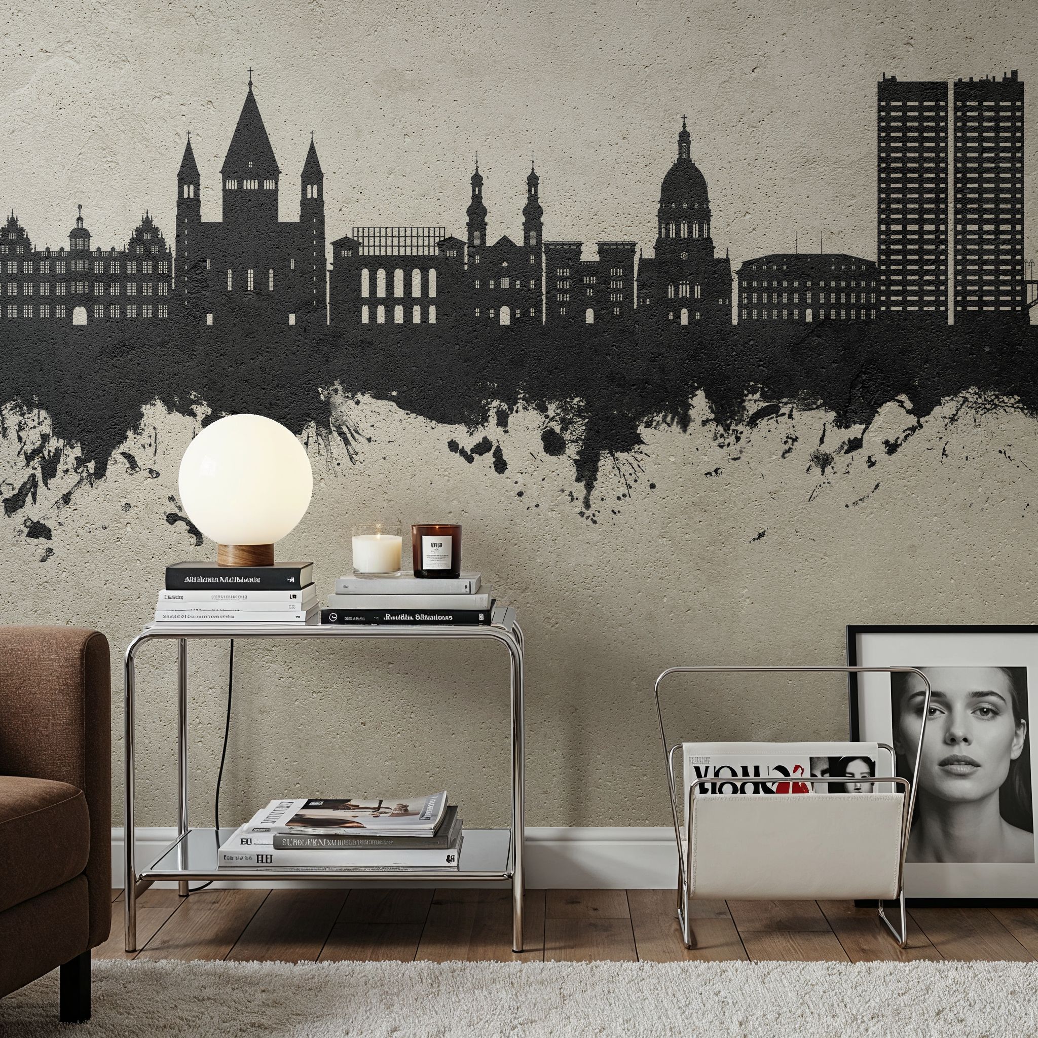 Mainz Germany Skyline Concrete