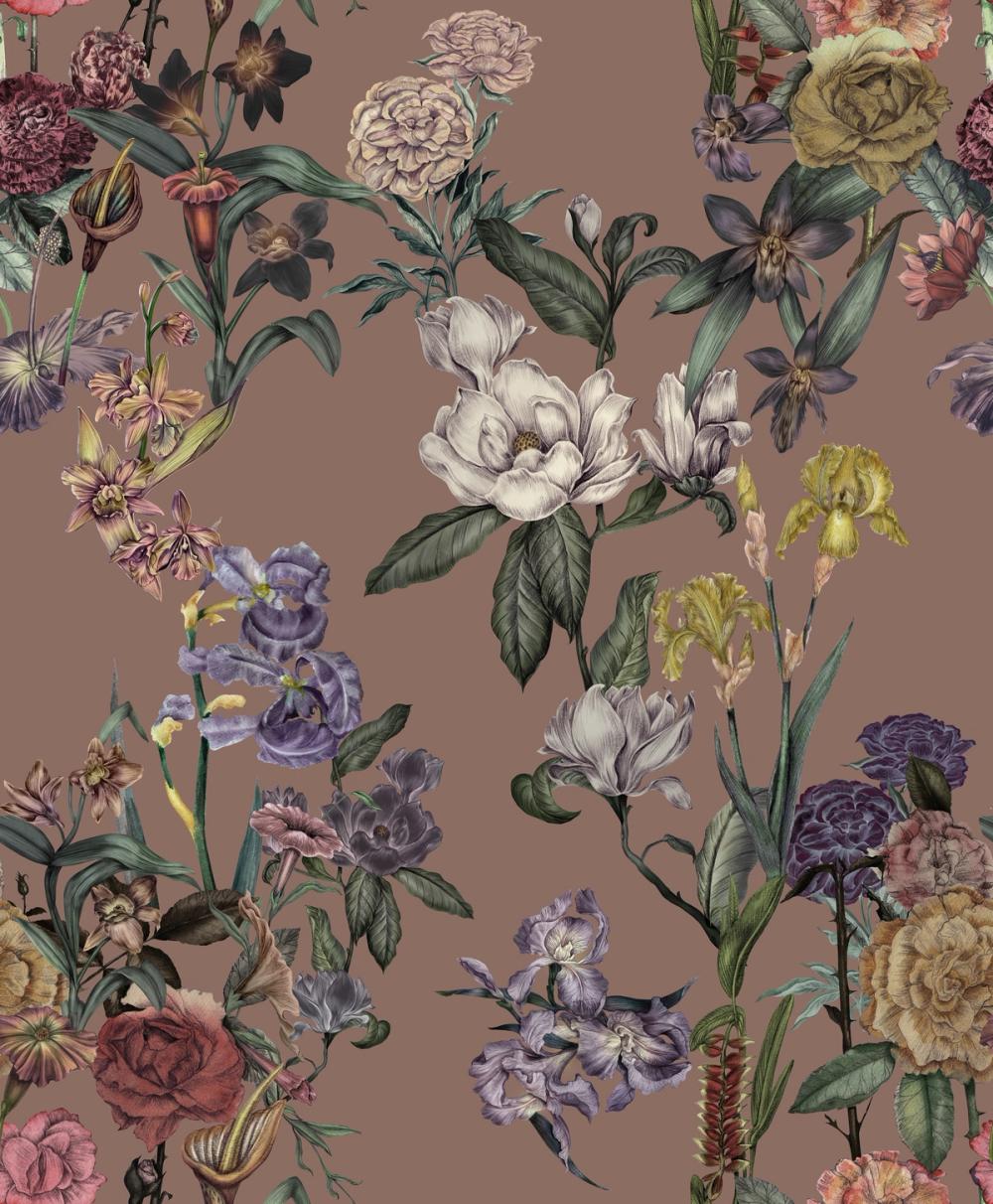 Floral Gaze, Peach Mocha