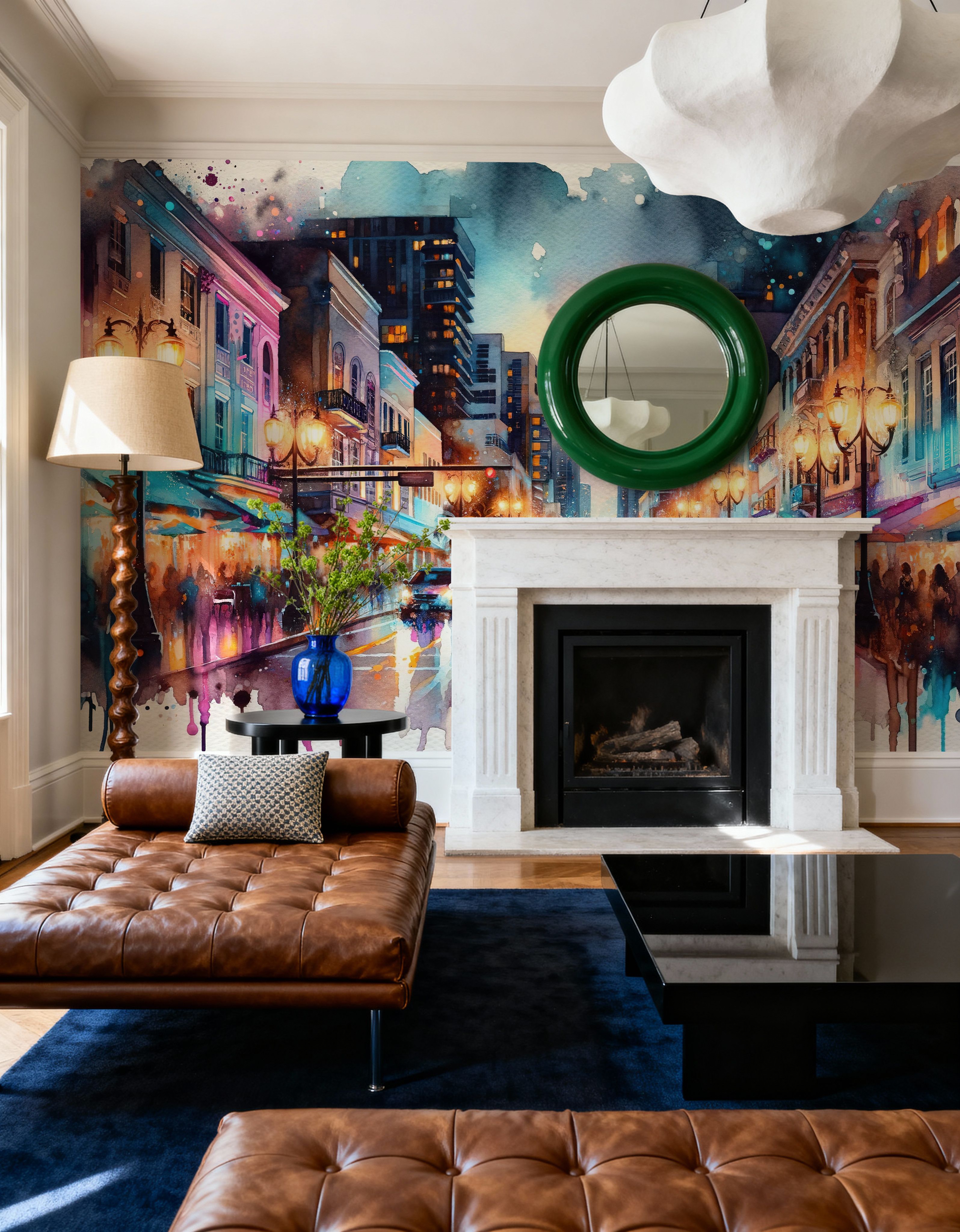 Miami Street At Night