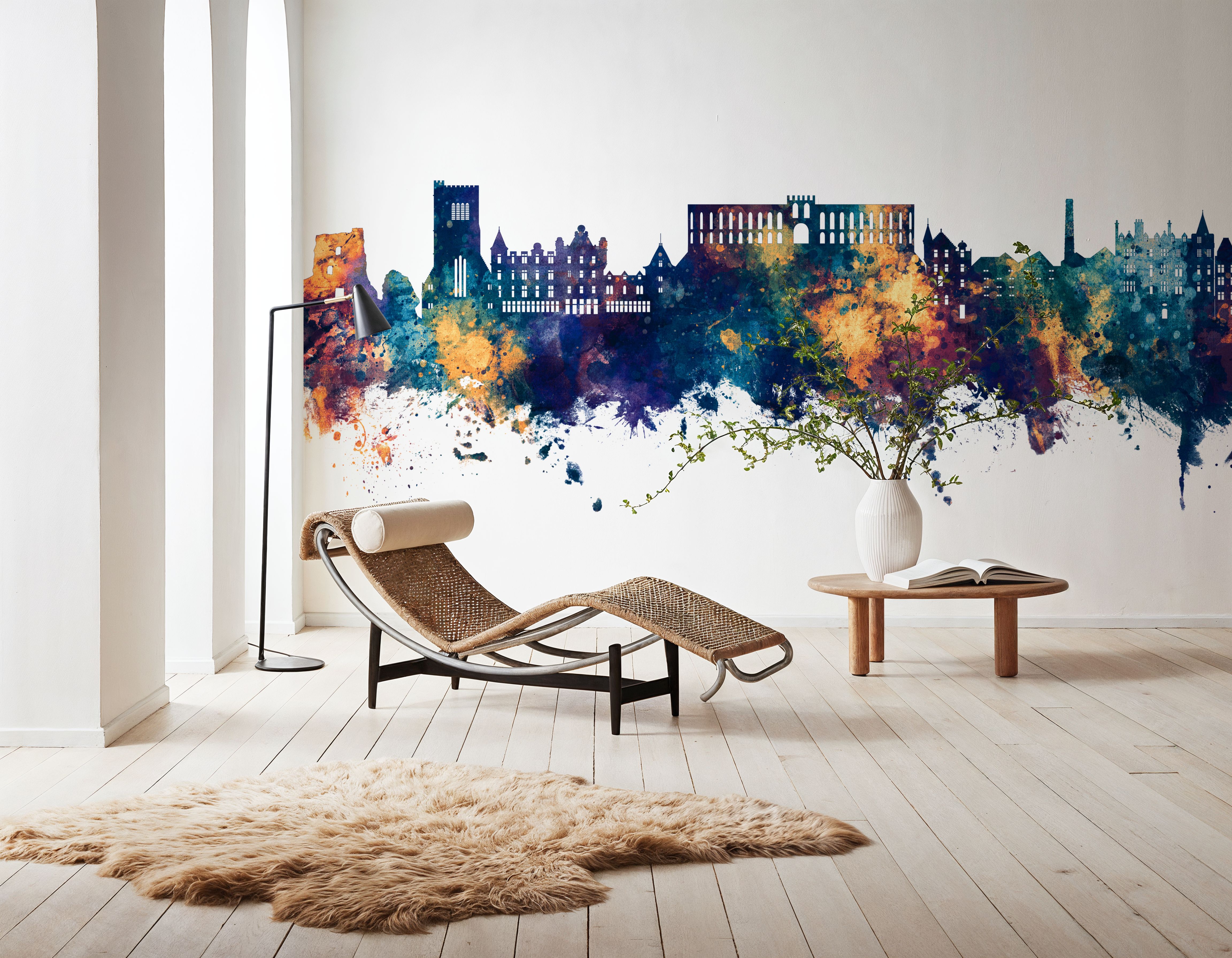 Oban Scotland Skyline Blue & Bronze