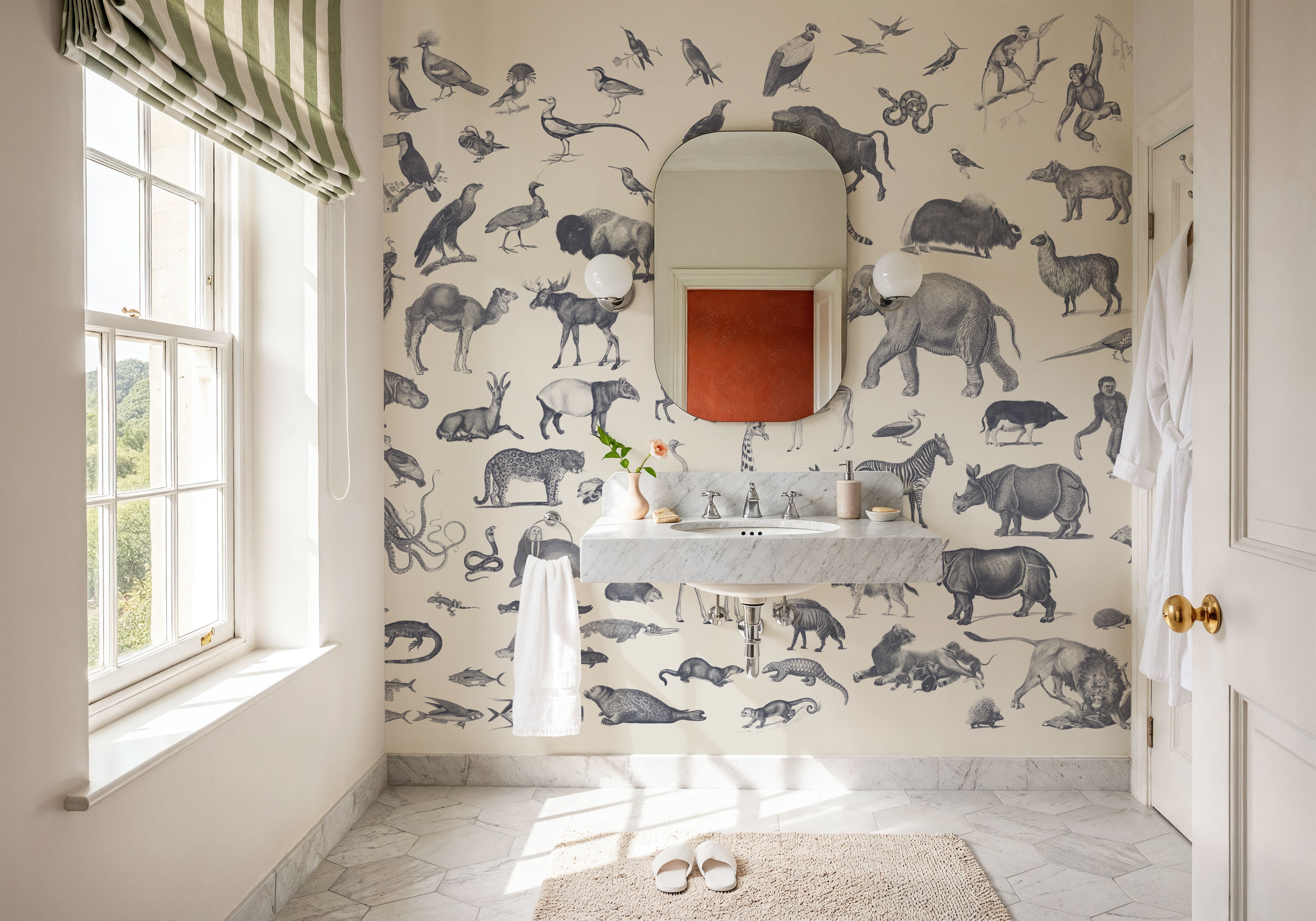 Vintage Animals, Soft Grey
