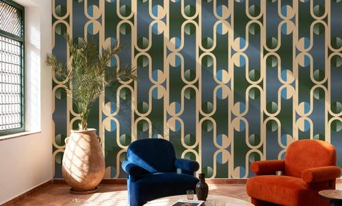Art Deco Trellis, Green