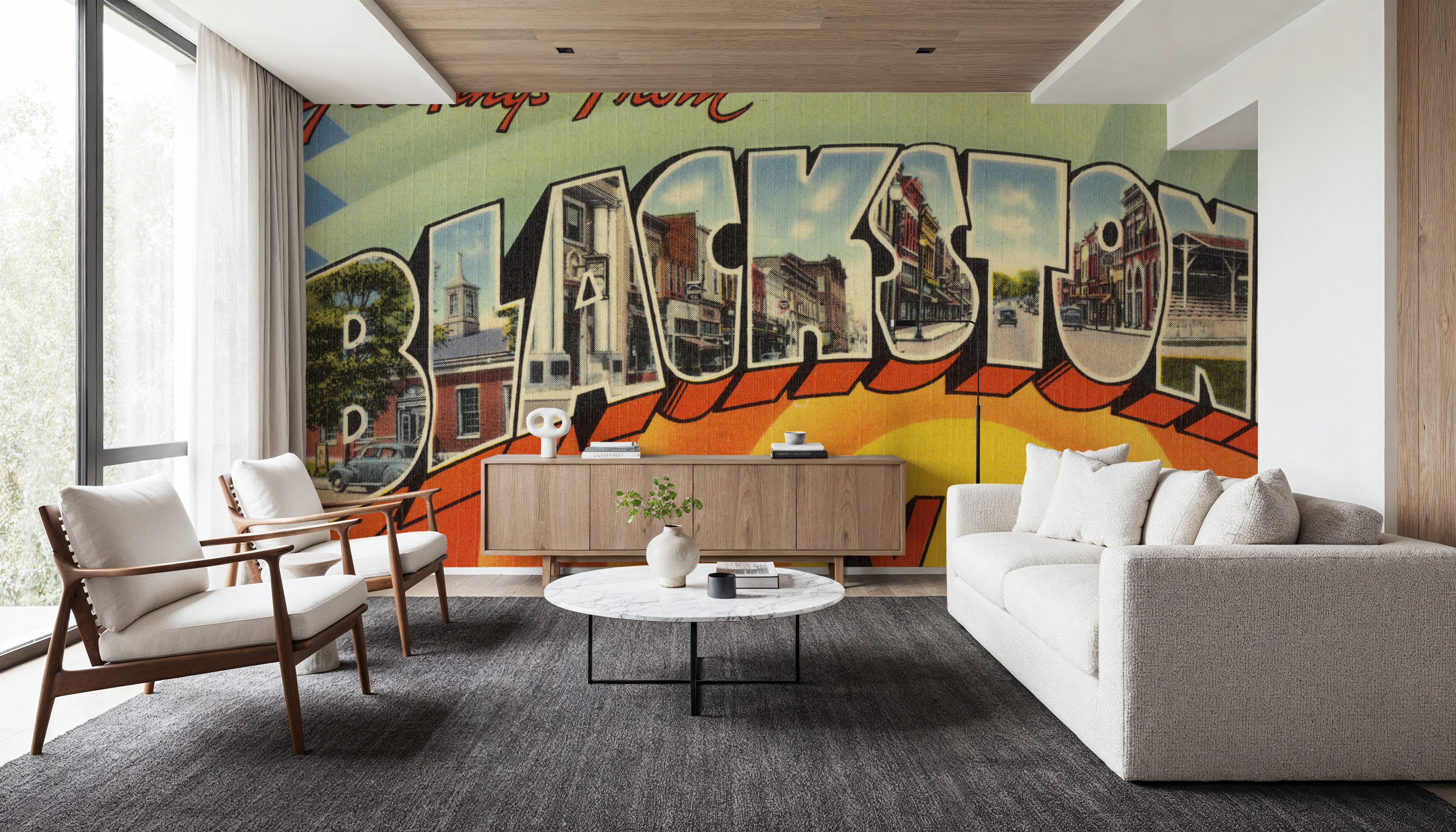 Greetings from Blackstone - Screenprint Postcard