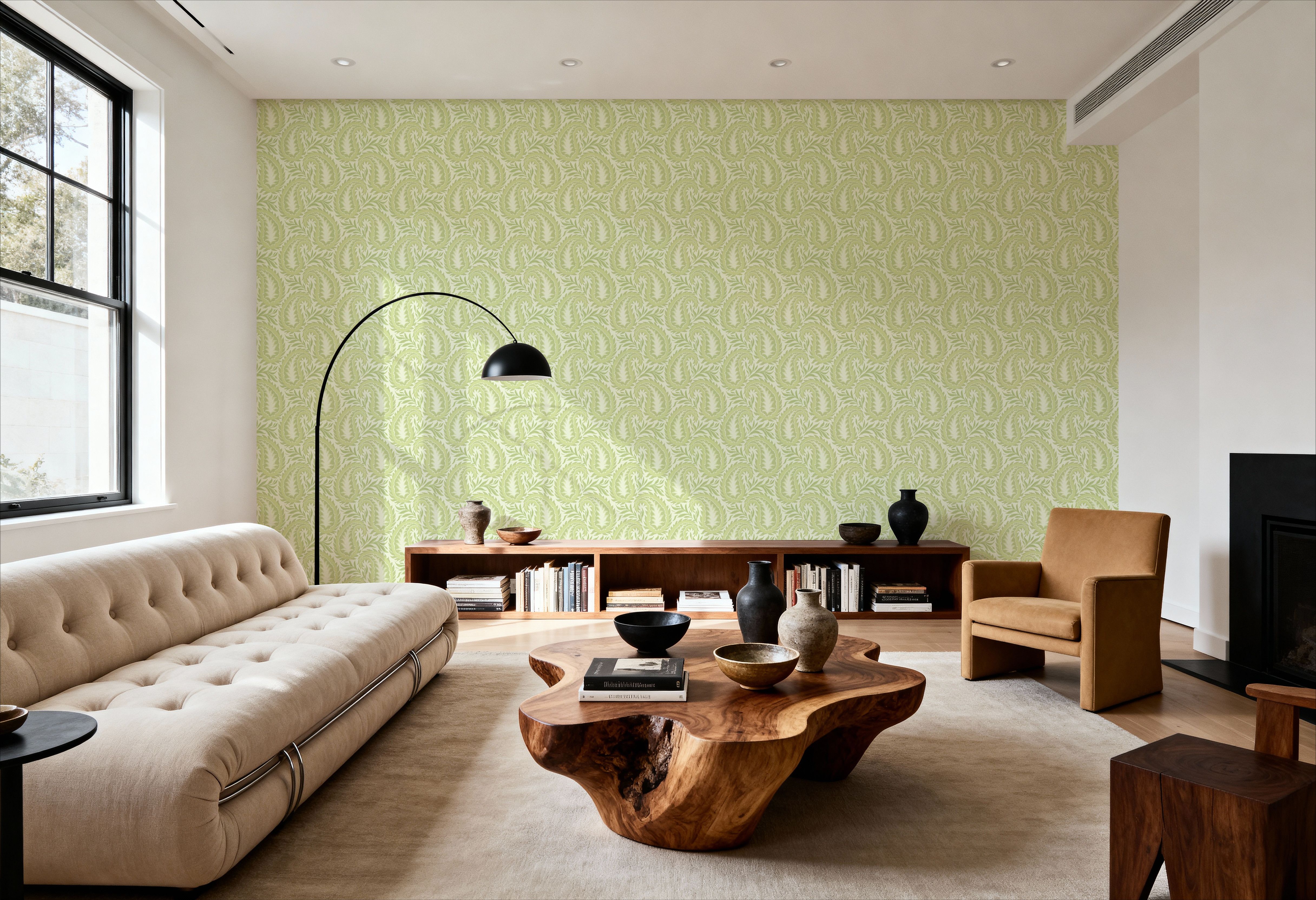 Botanical Paisley, Charteruse