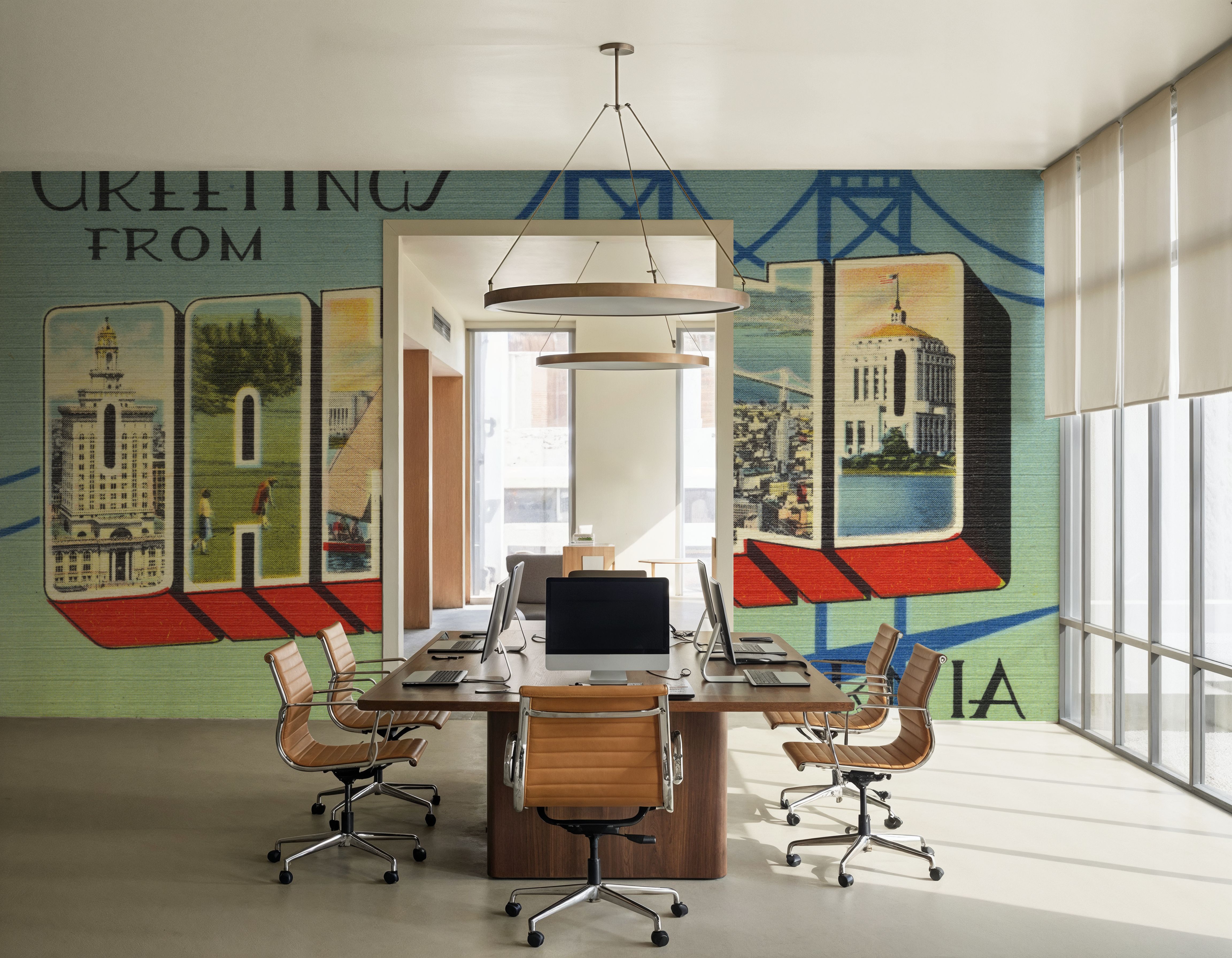 Greetings from Oakland - Screenprint Postcard