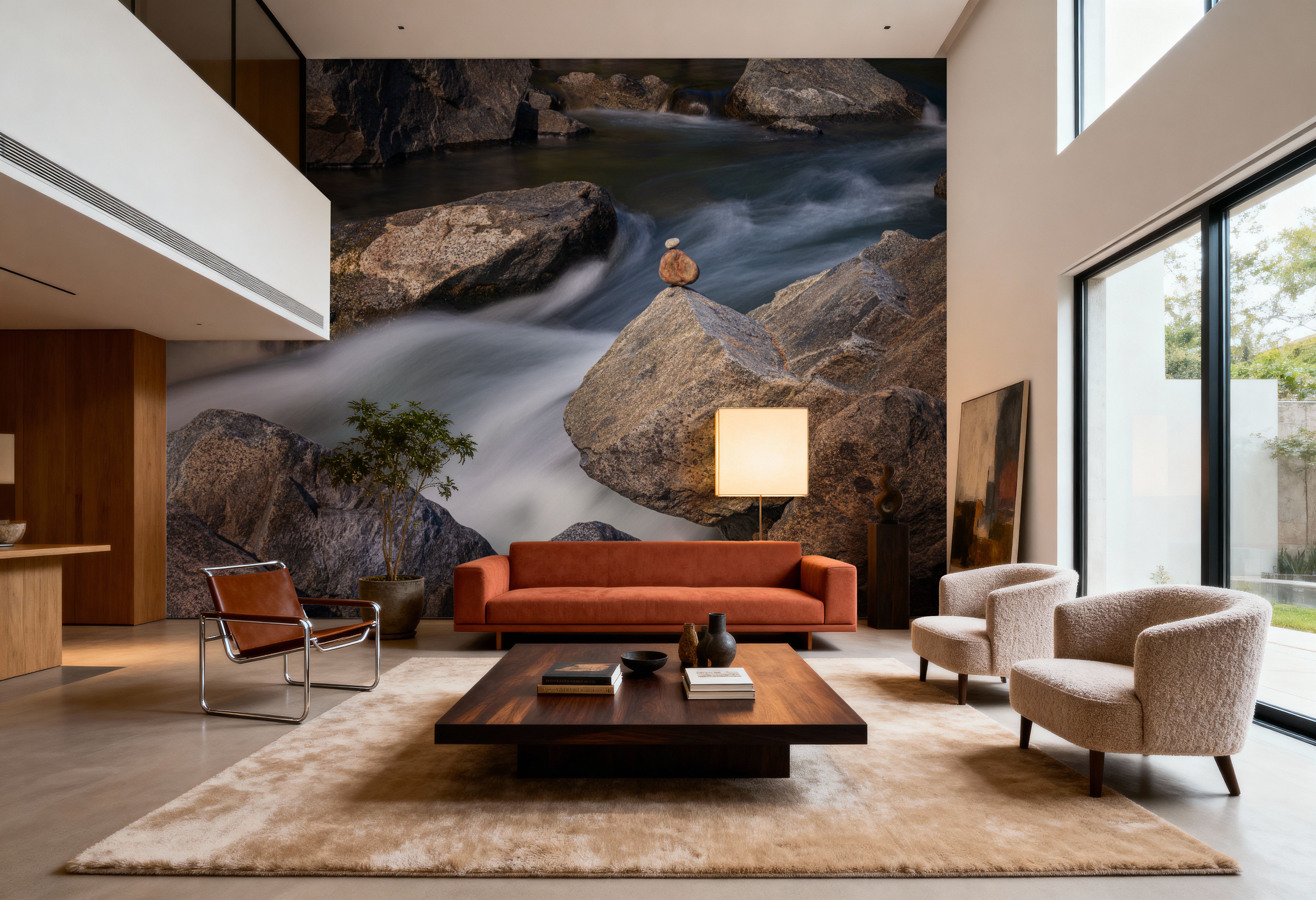Icicle Creek Stones, Papel pintado