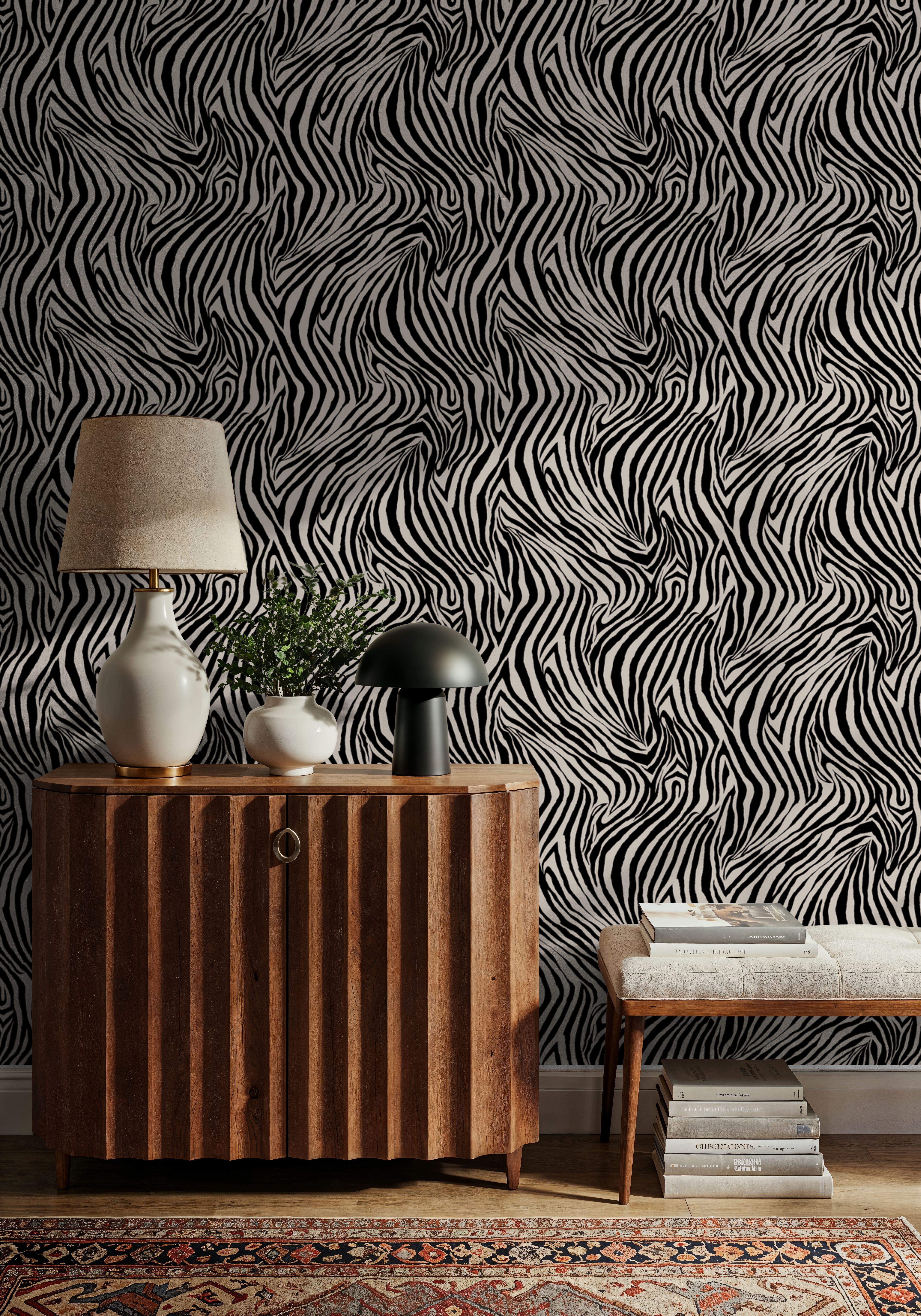 A Stripe of Zebra, Grey