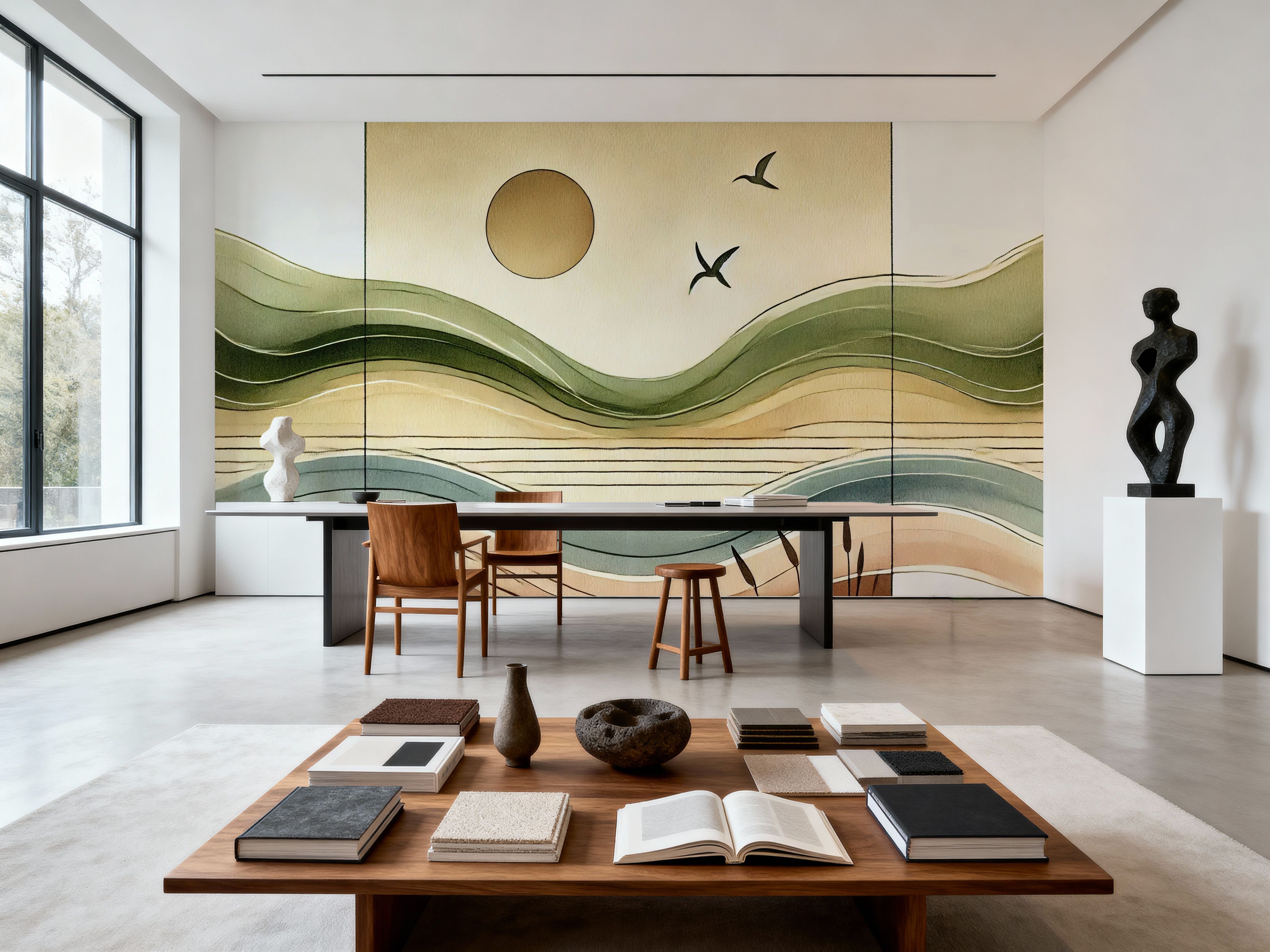 Serenity Sunset View in Art Deco