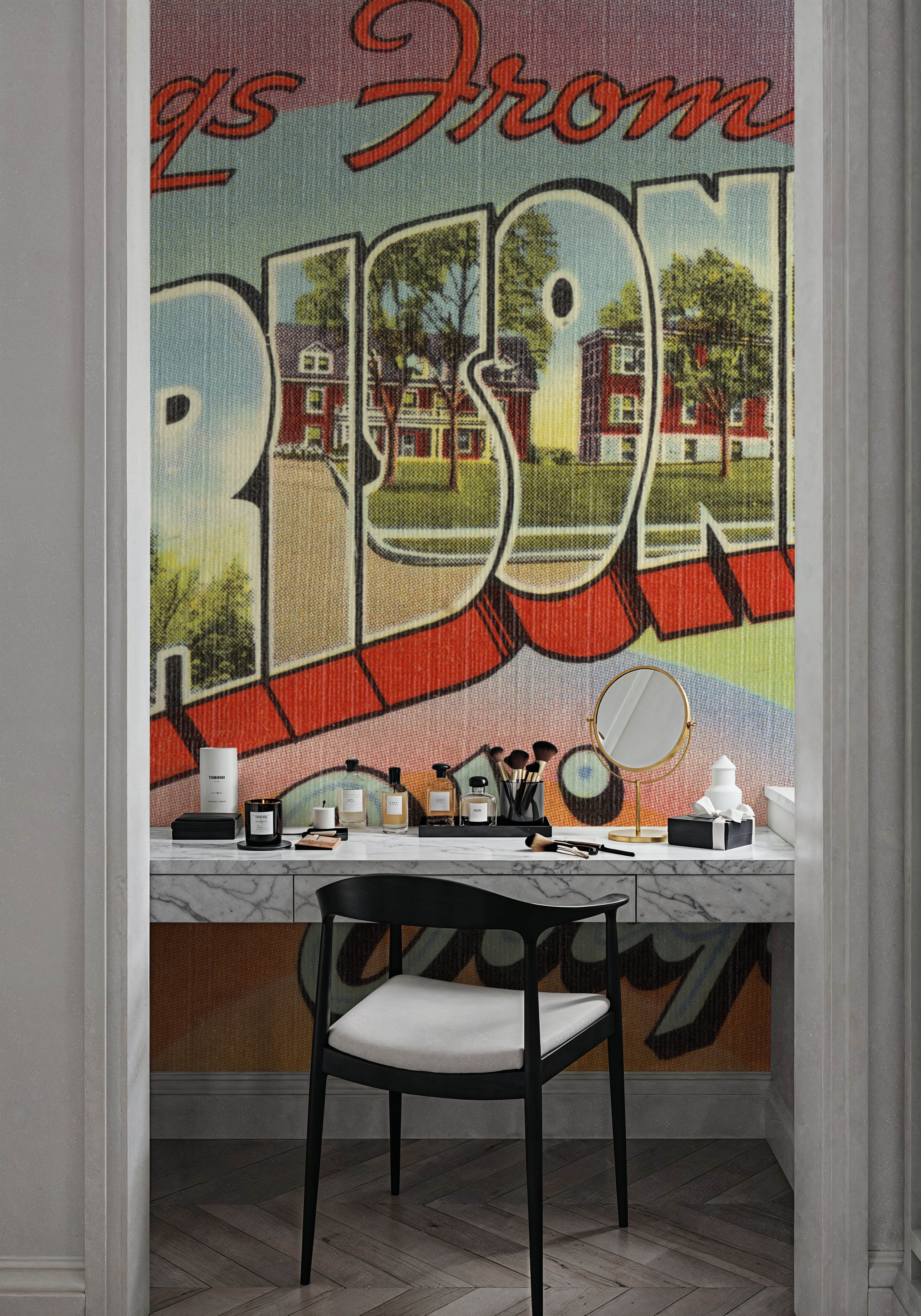 Greetings from Harrisonburg - Screenprint Postcard