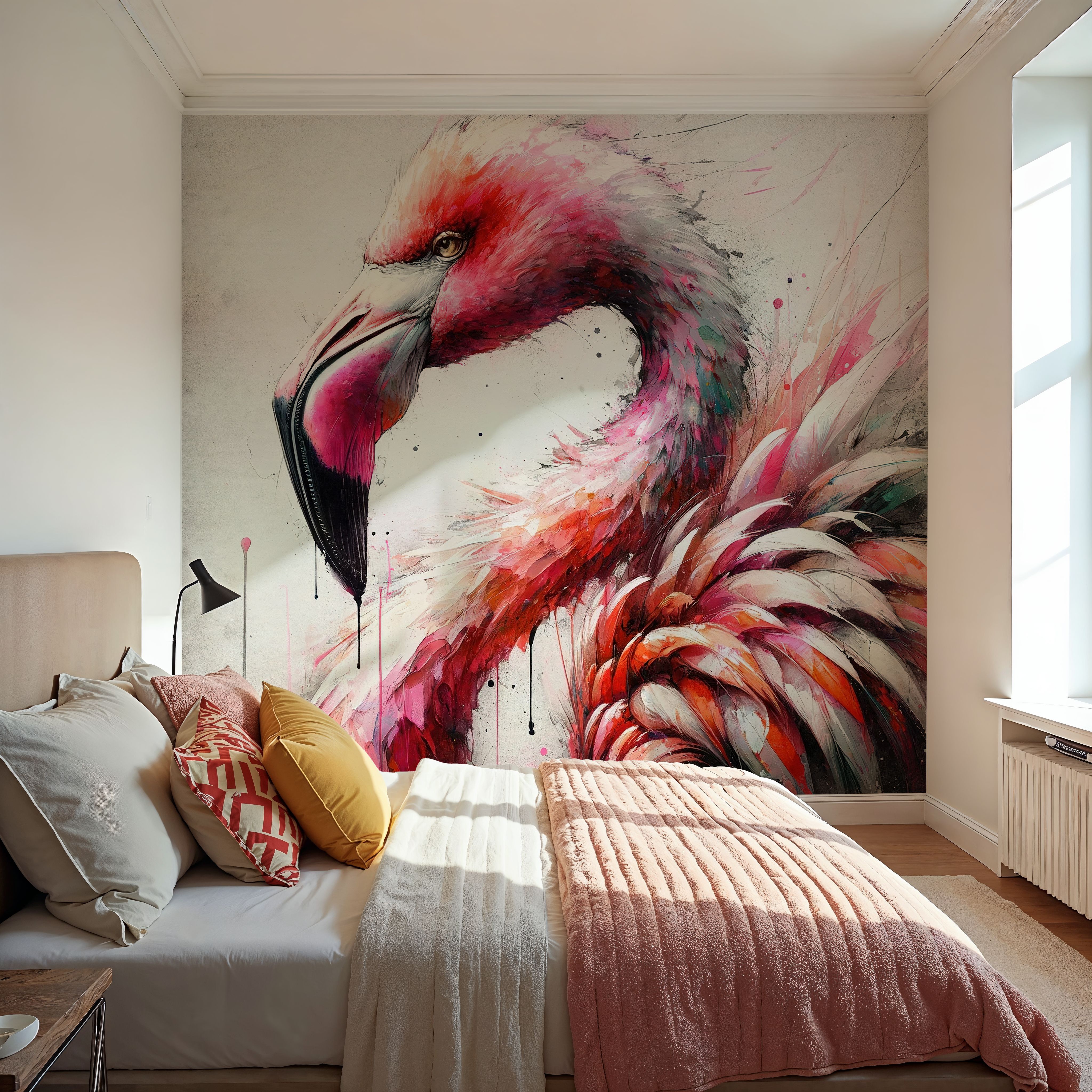 Watercolor Flamingo