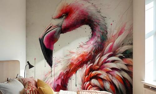 Watercolor Flamingo