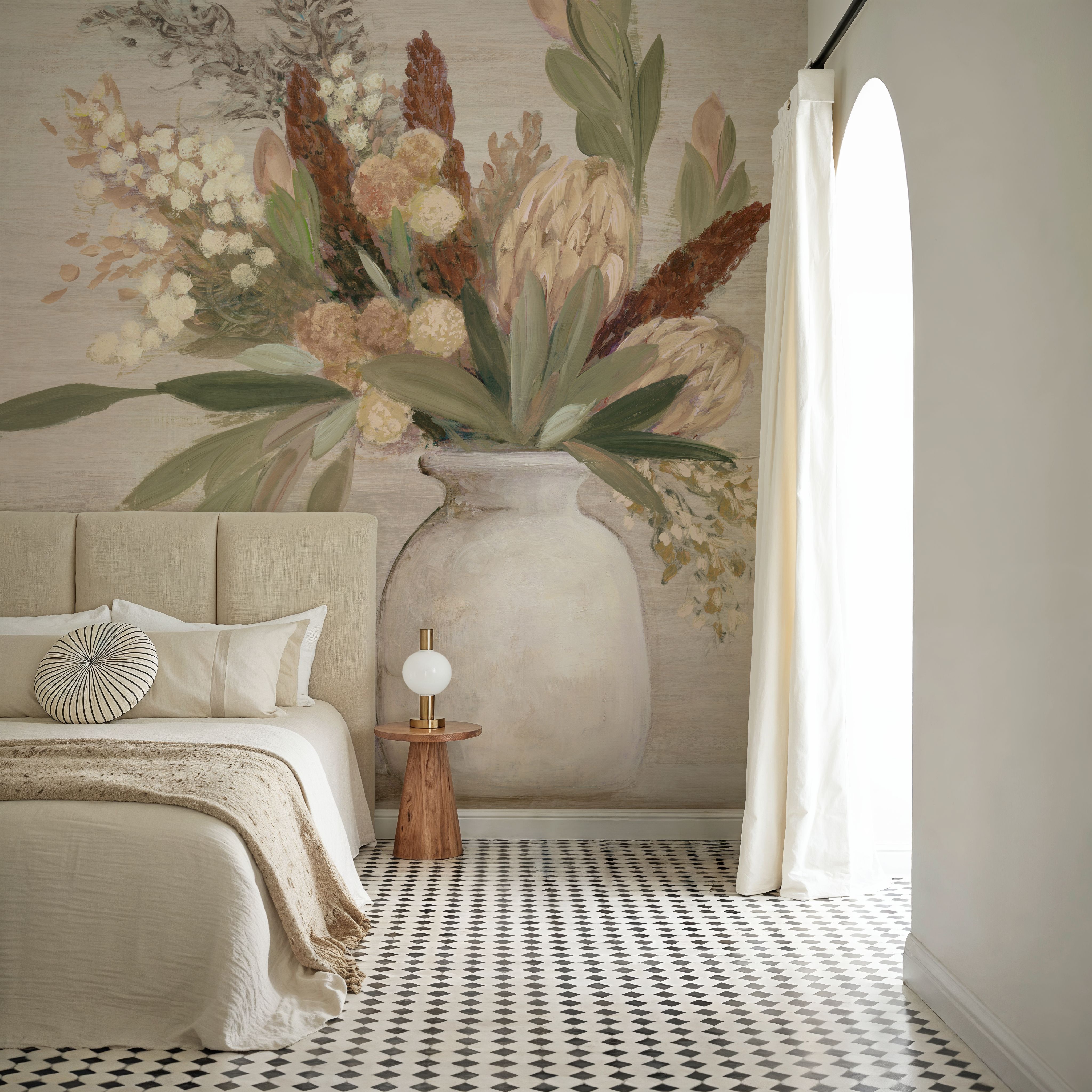 Protea Still Life I Neutral