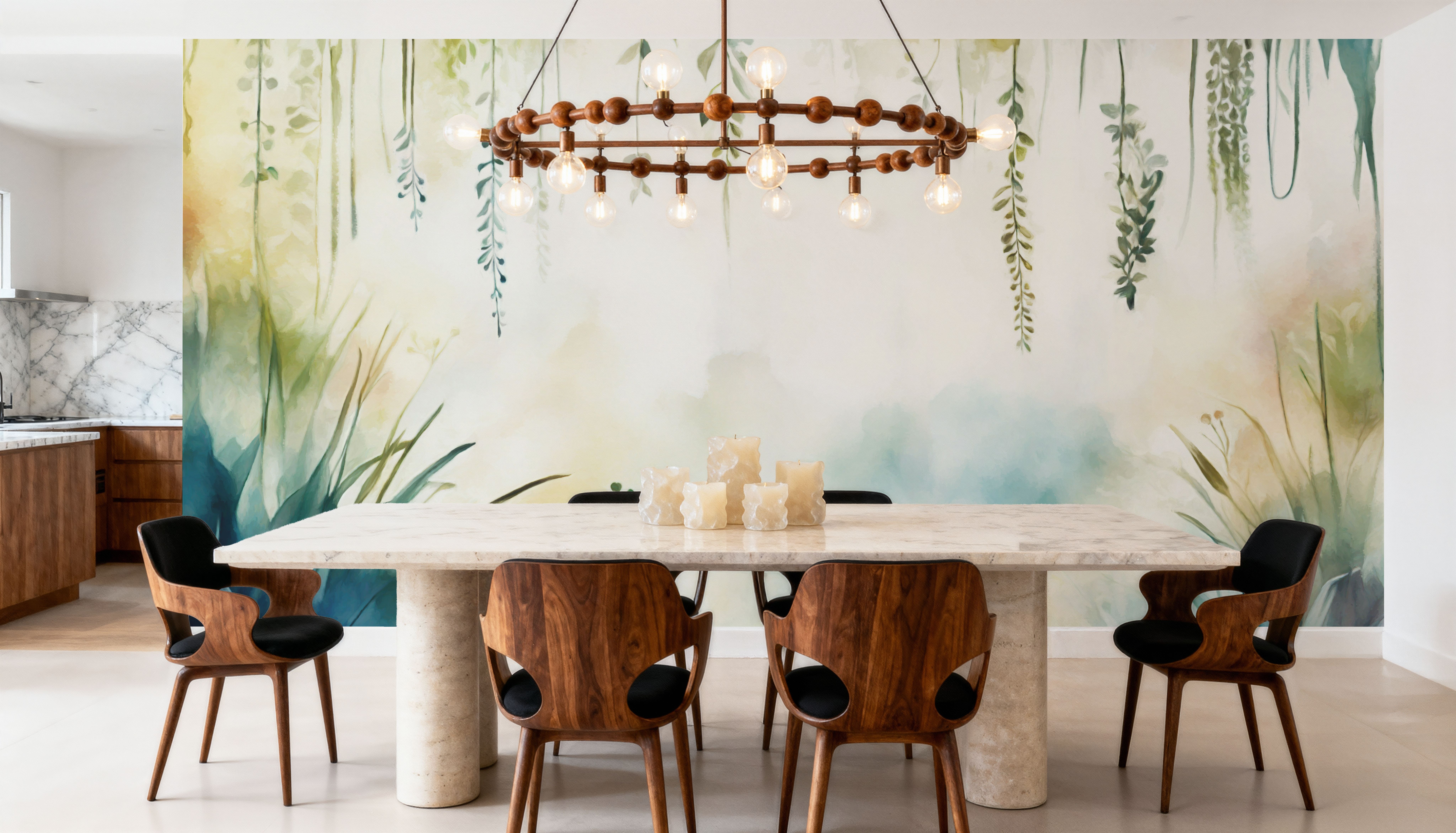Painterly Hanging Gardens Bright