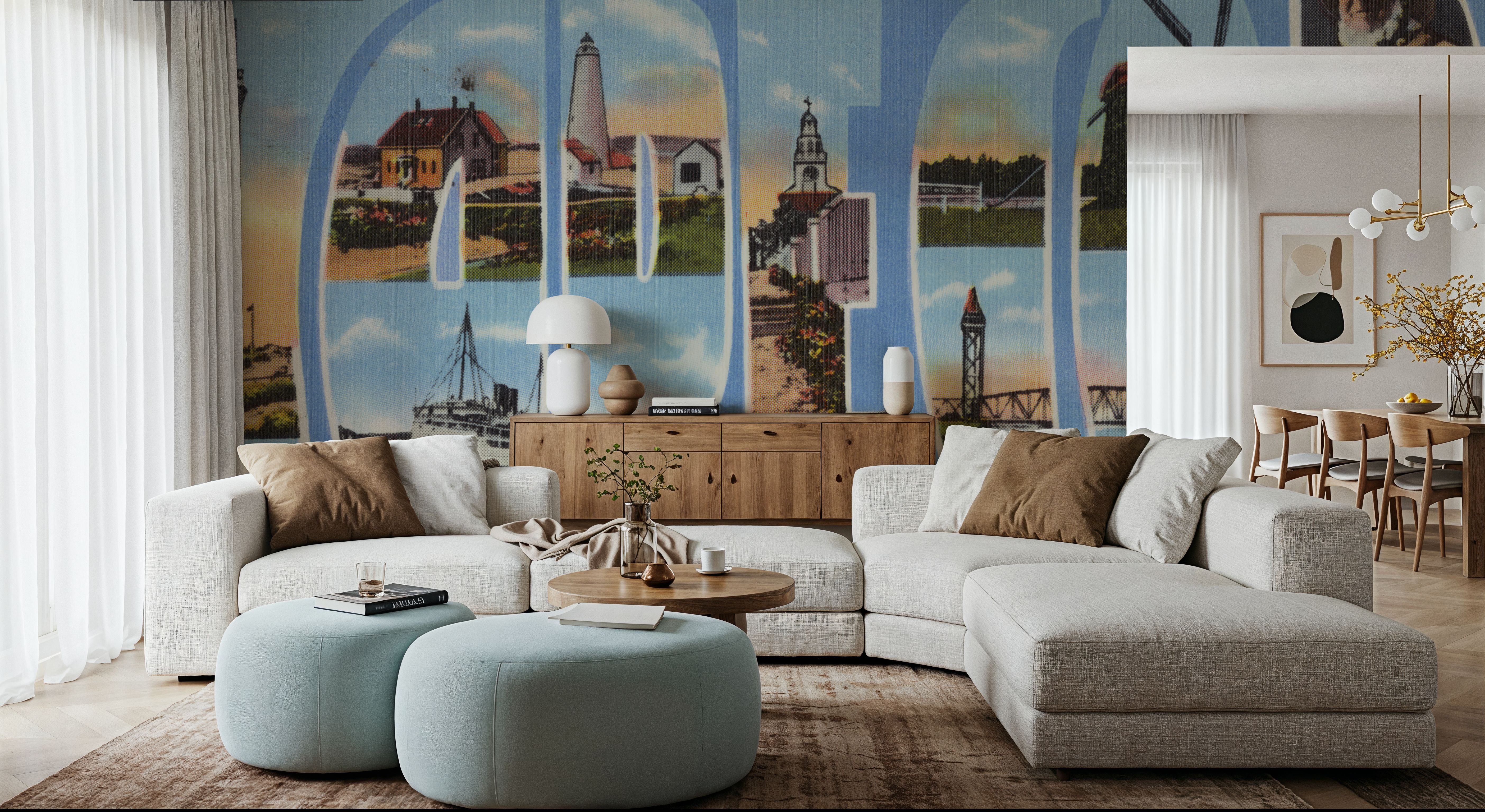 Greetings from Cape Cod - Screenprint Postcard