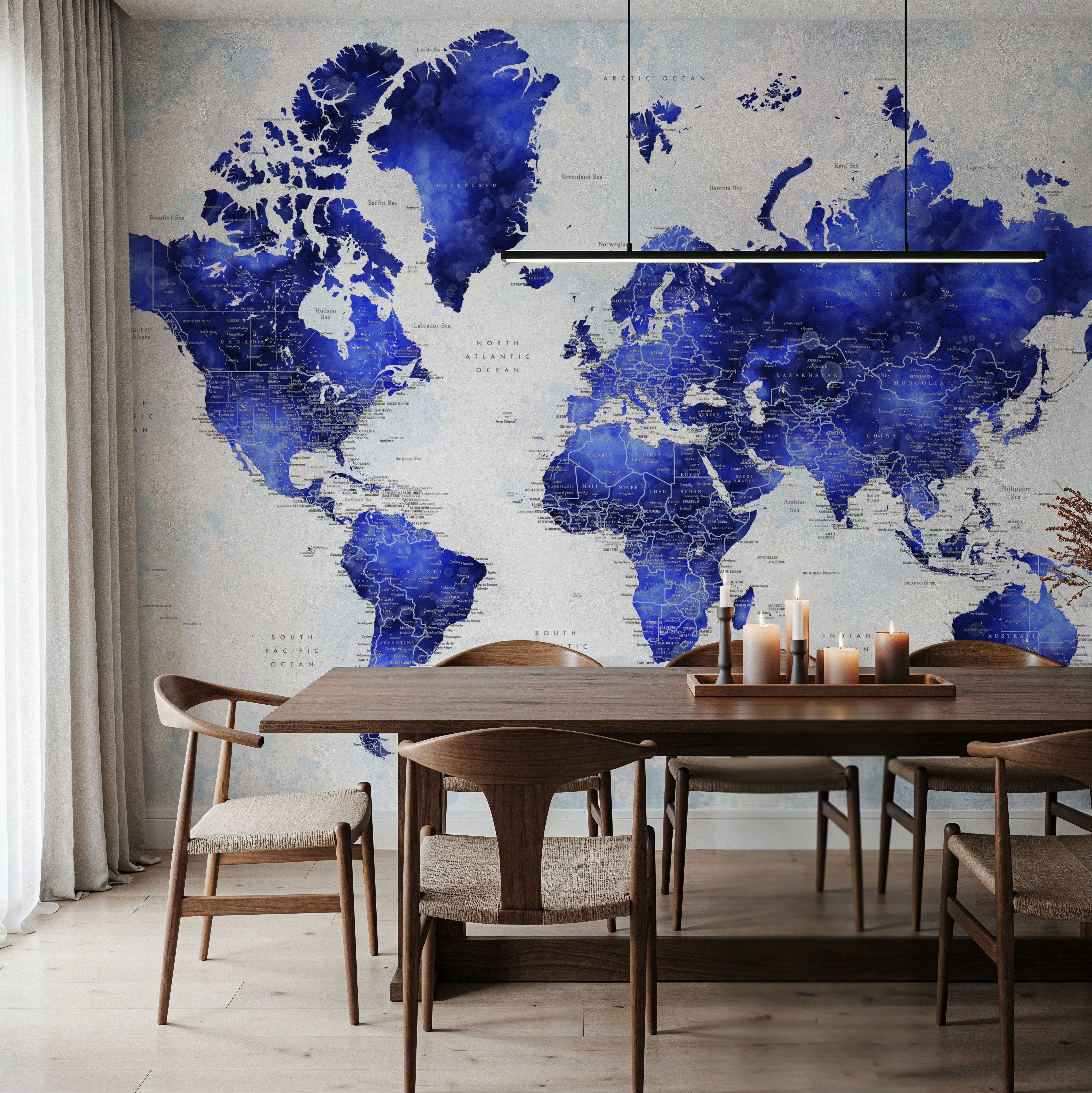 World Map Cities - Georgino