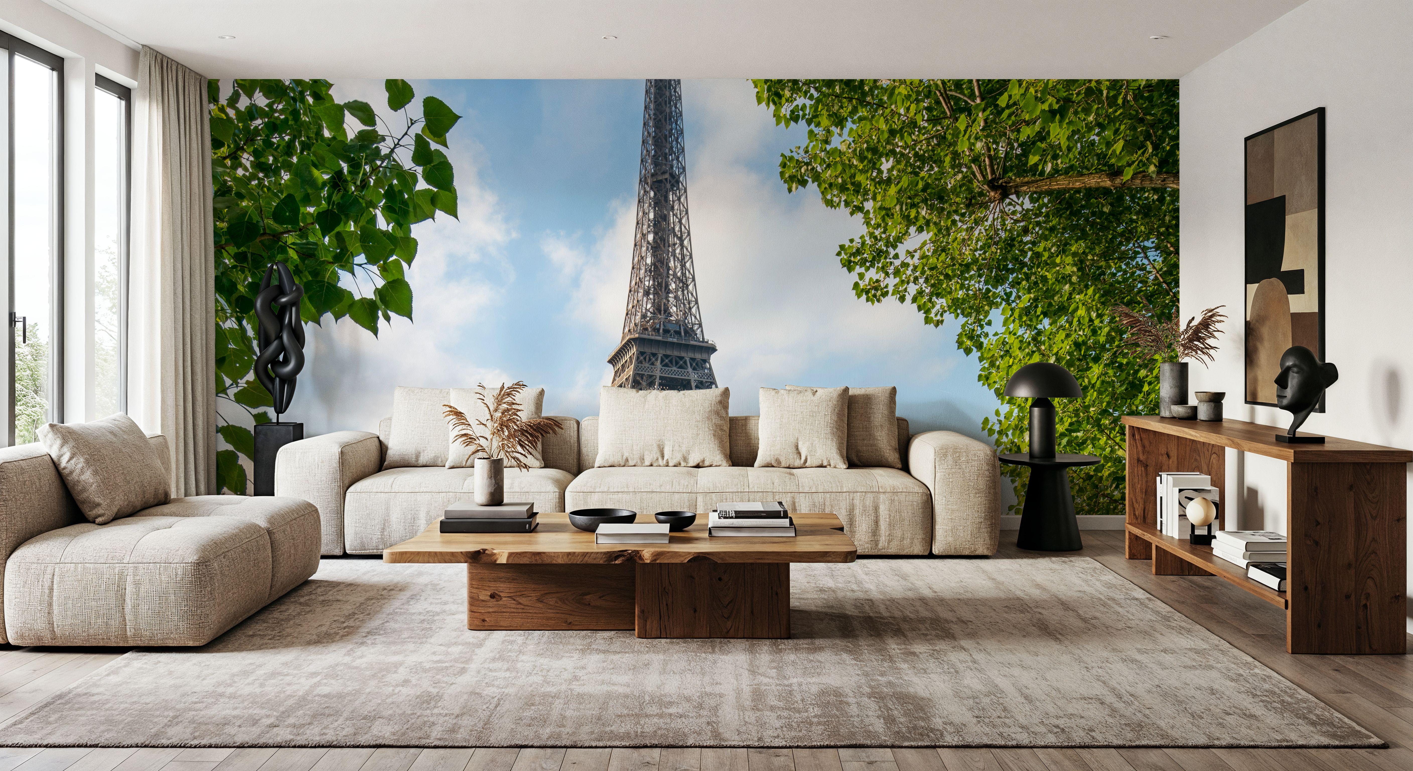 Eiffel Framed, Papier peint