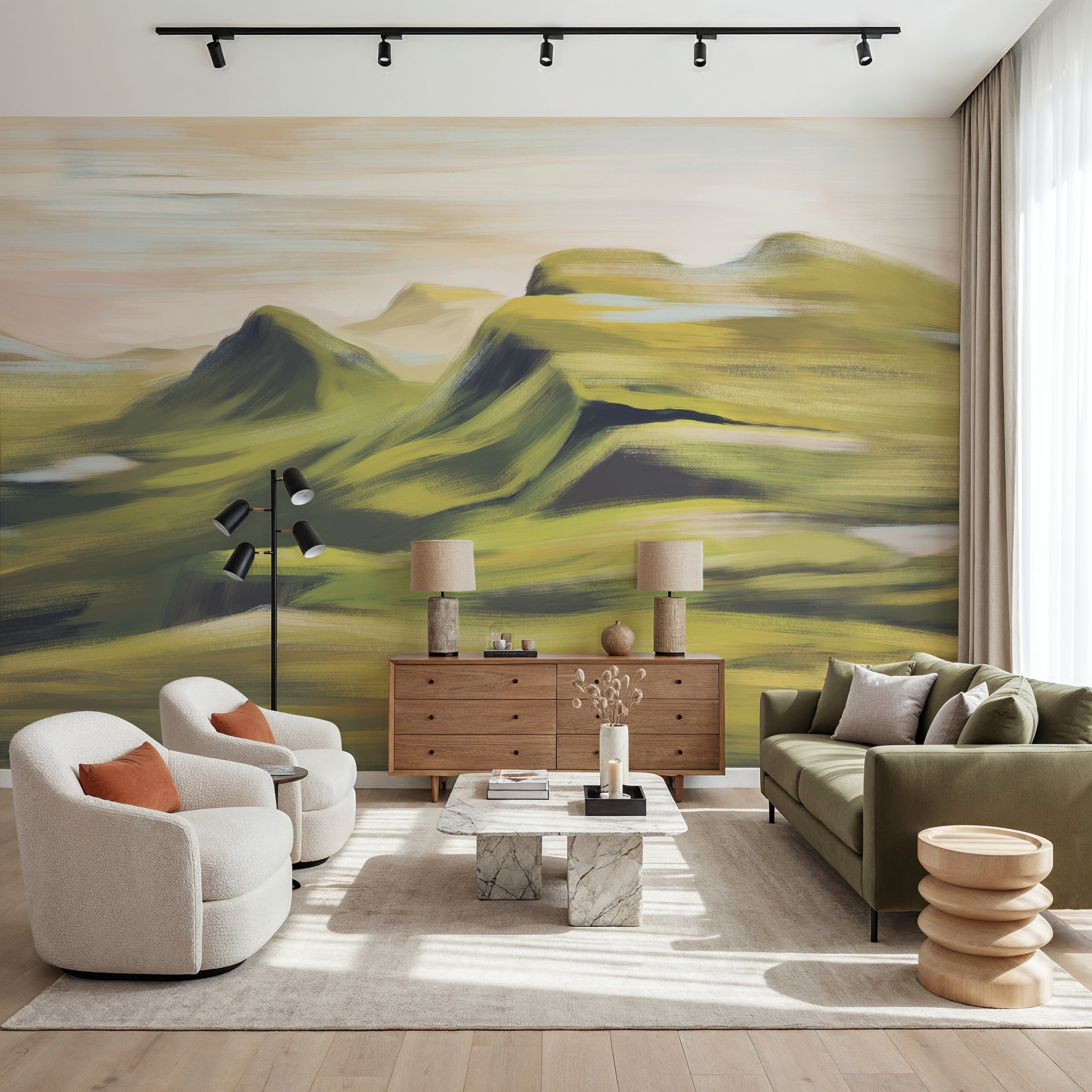 Oil Mountain, Greens
