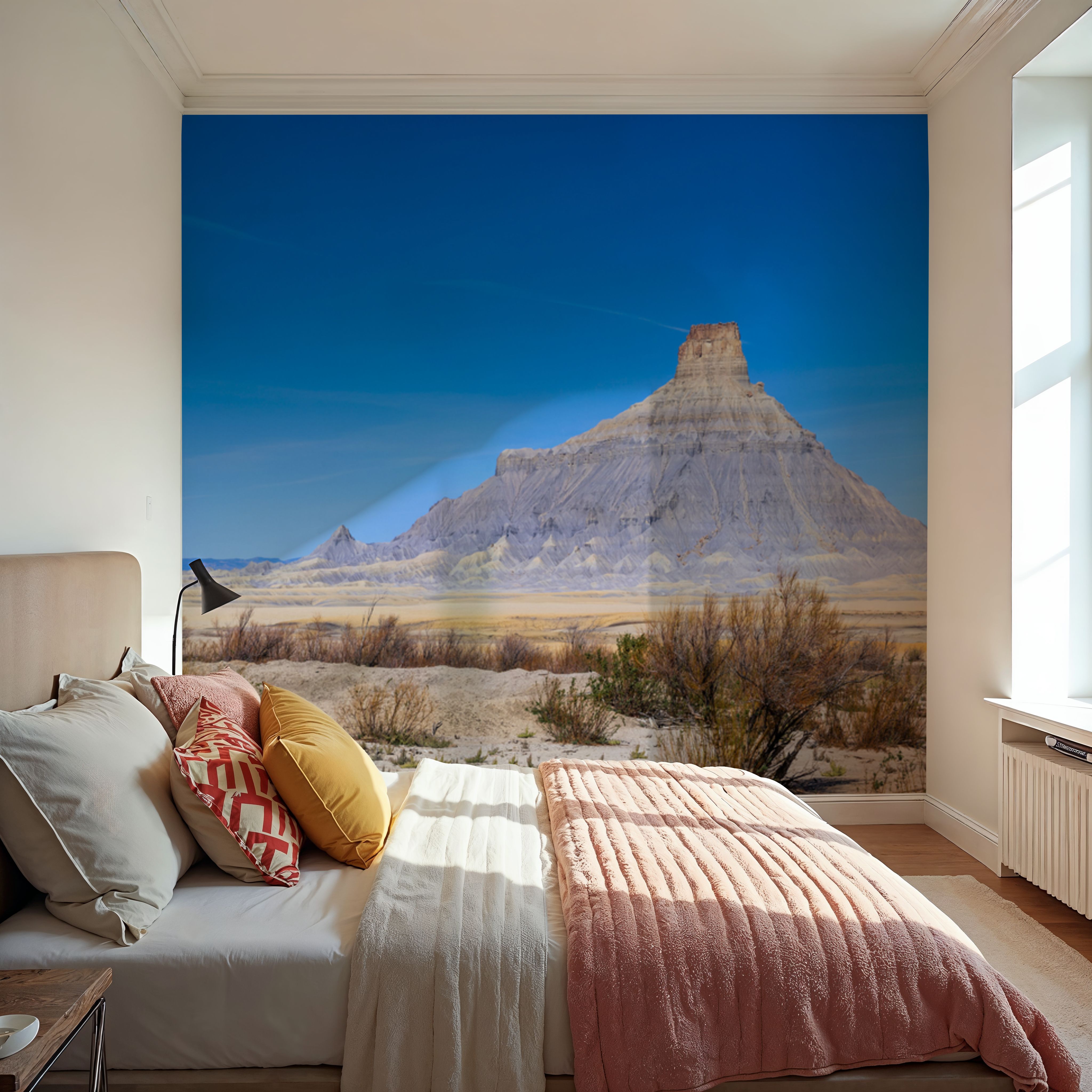 Desert Monuments Blue Gradient