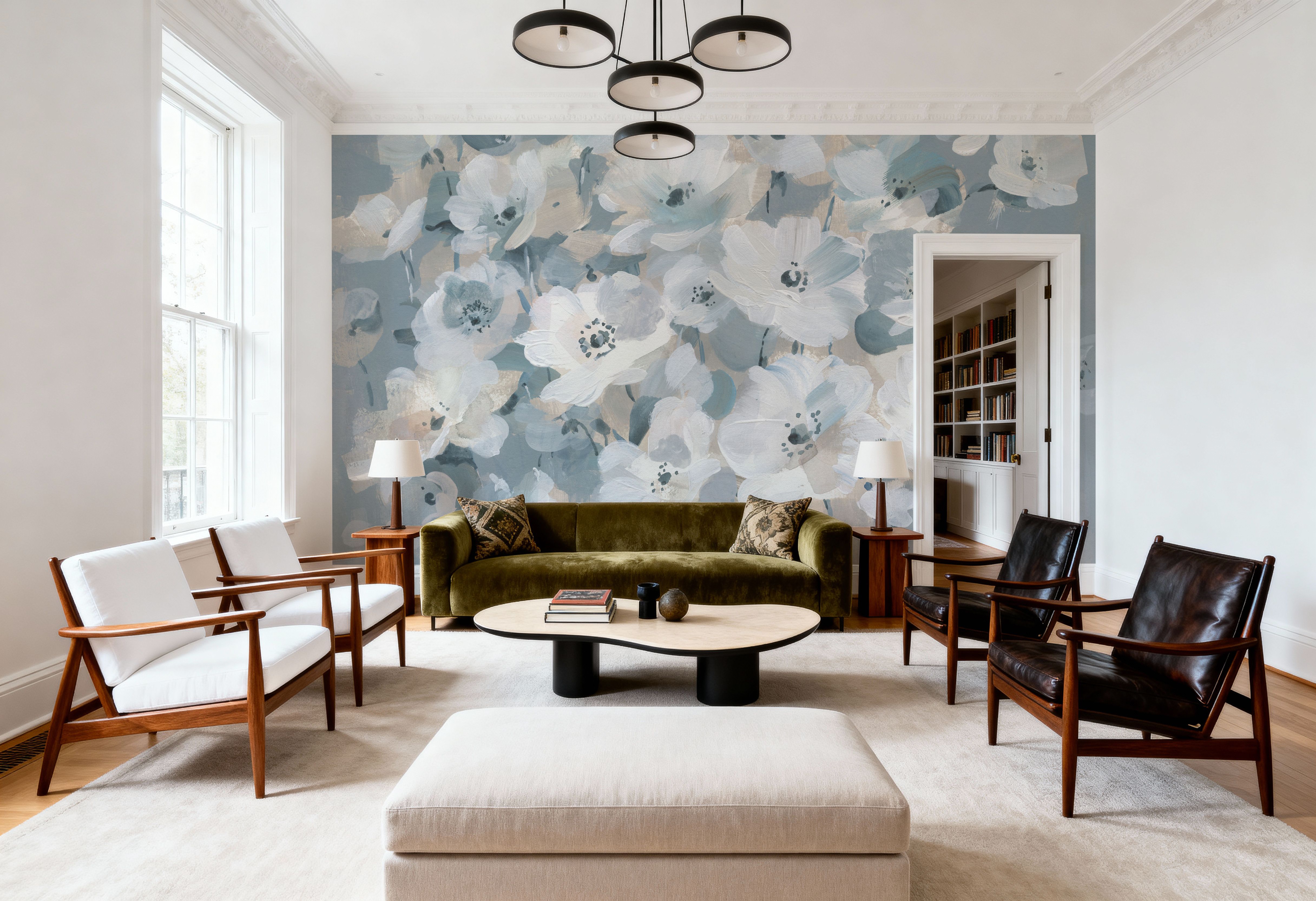 Breezy Blooms, Wallpaper