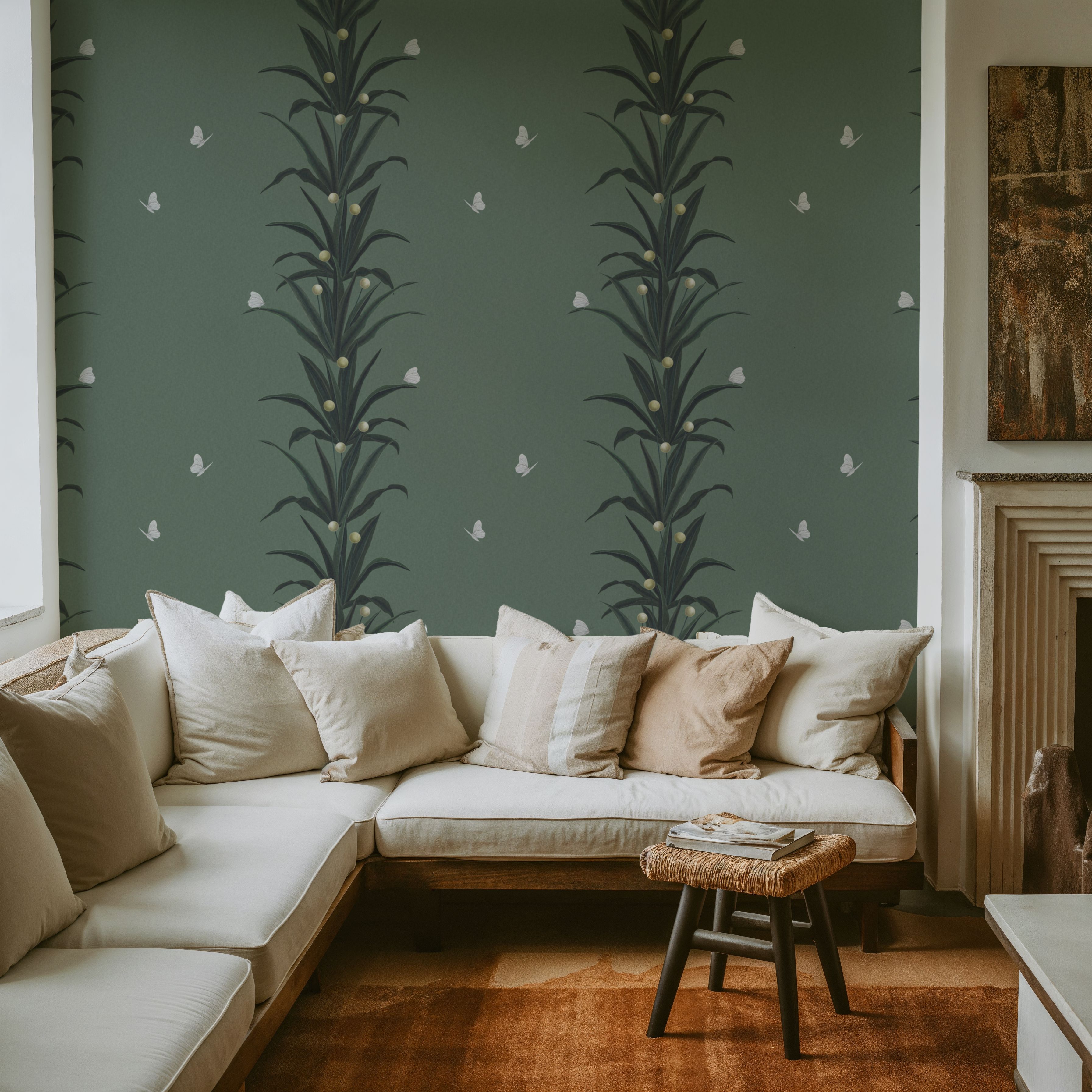 Foliage & Butterflies - Sage