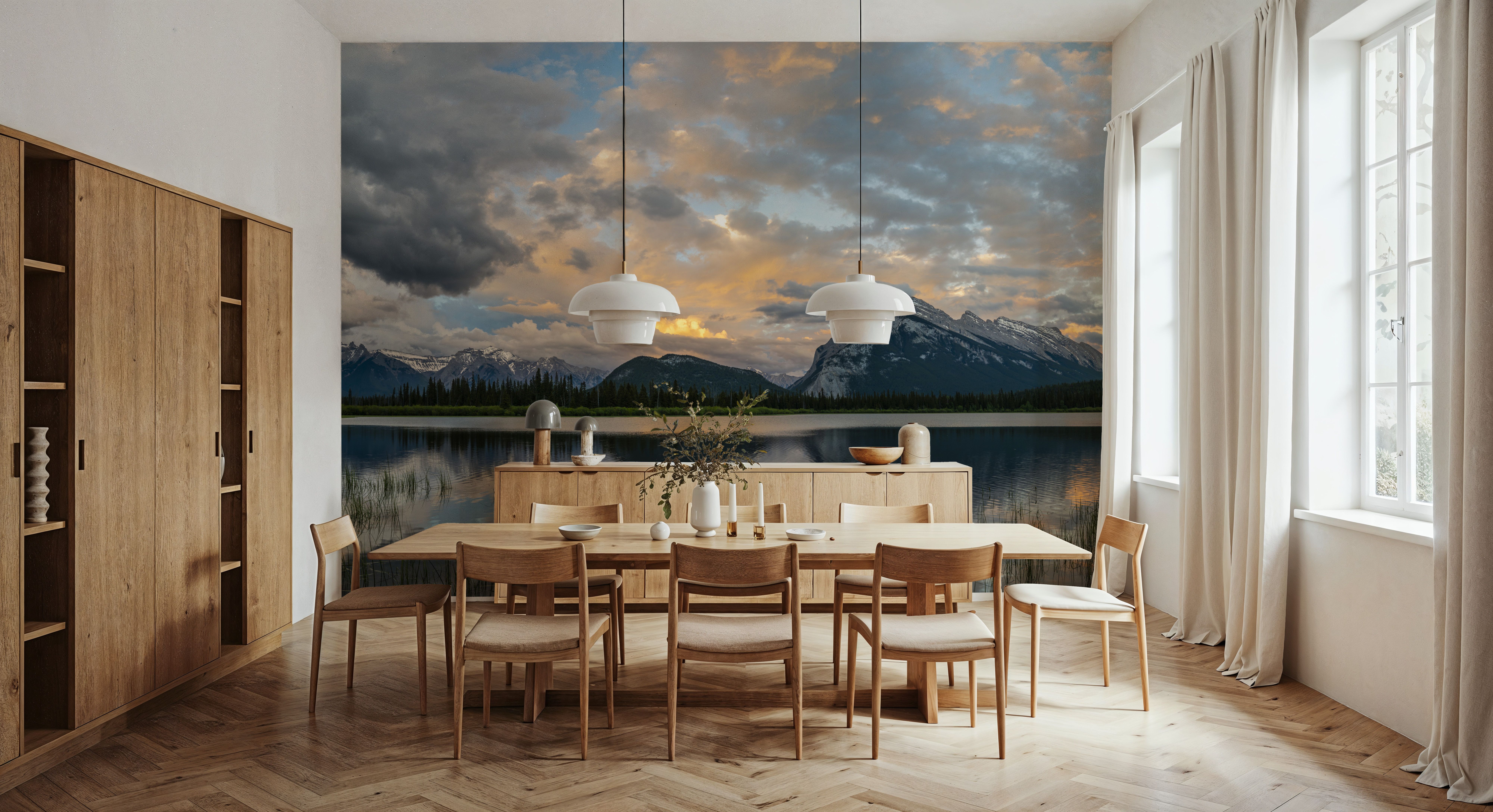 Clouds above Mount Rundle