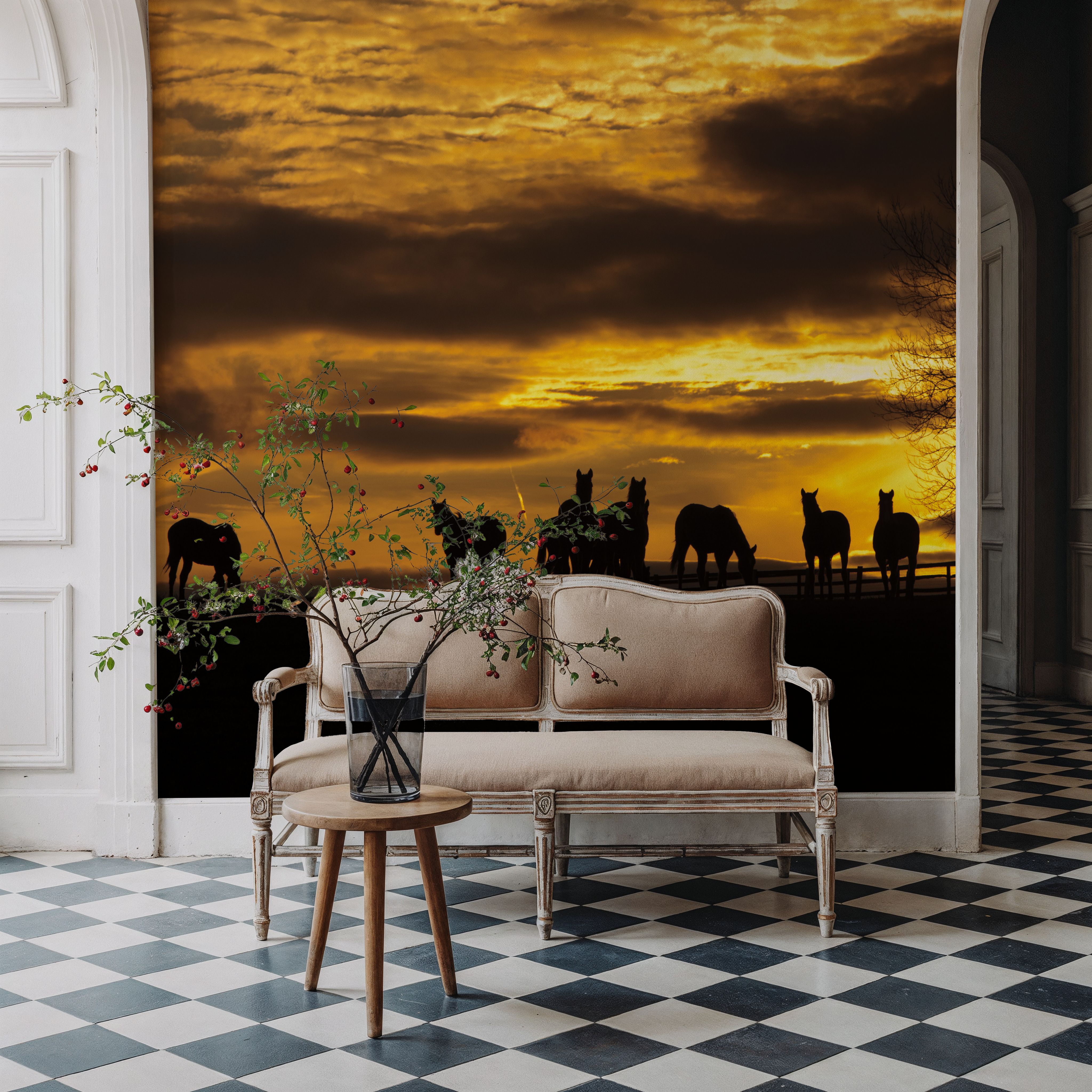 Horses at Sunset