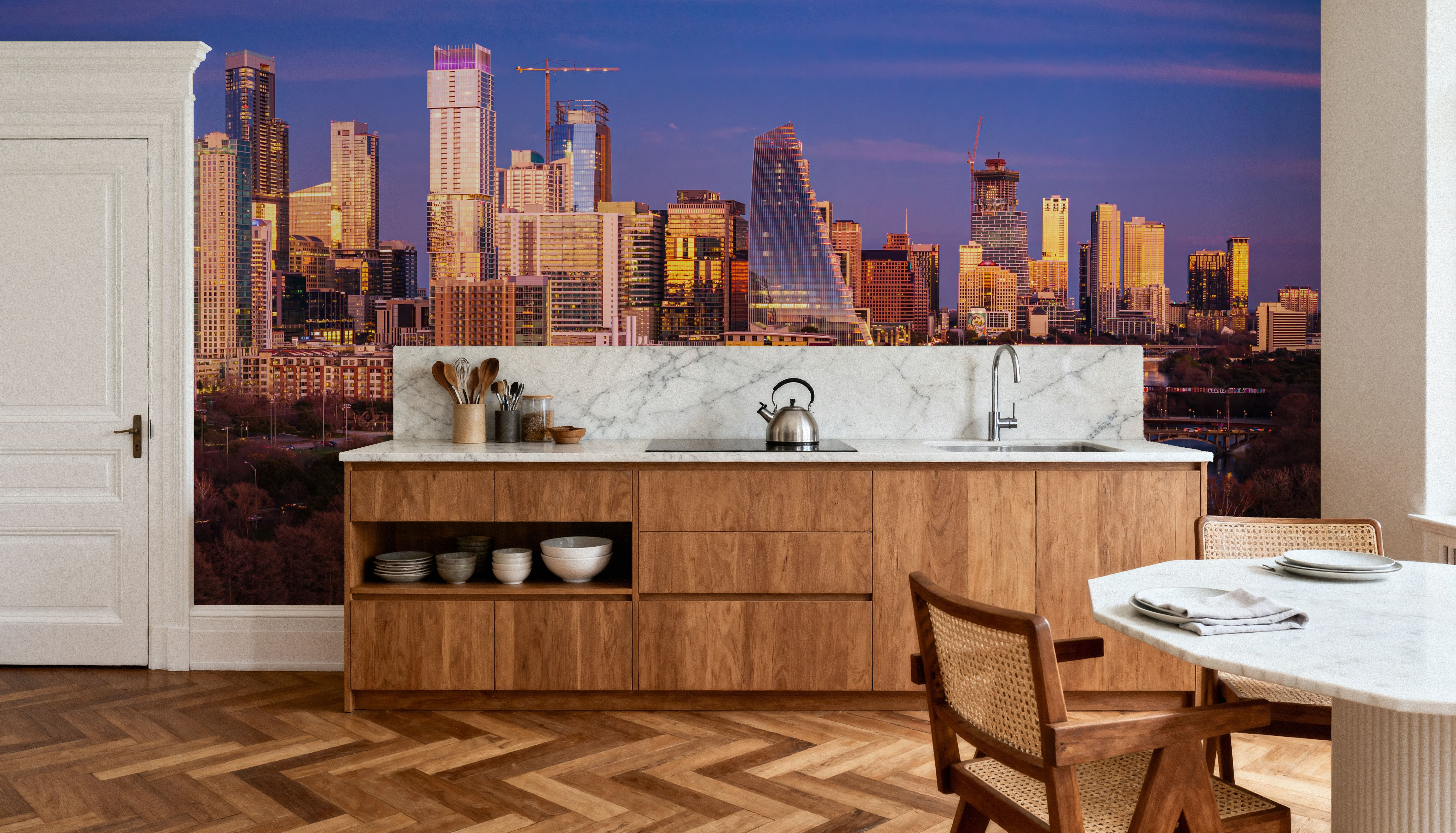 Golden Hour Cityscape