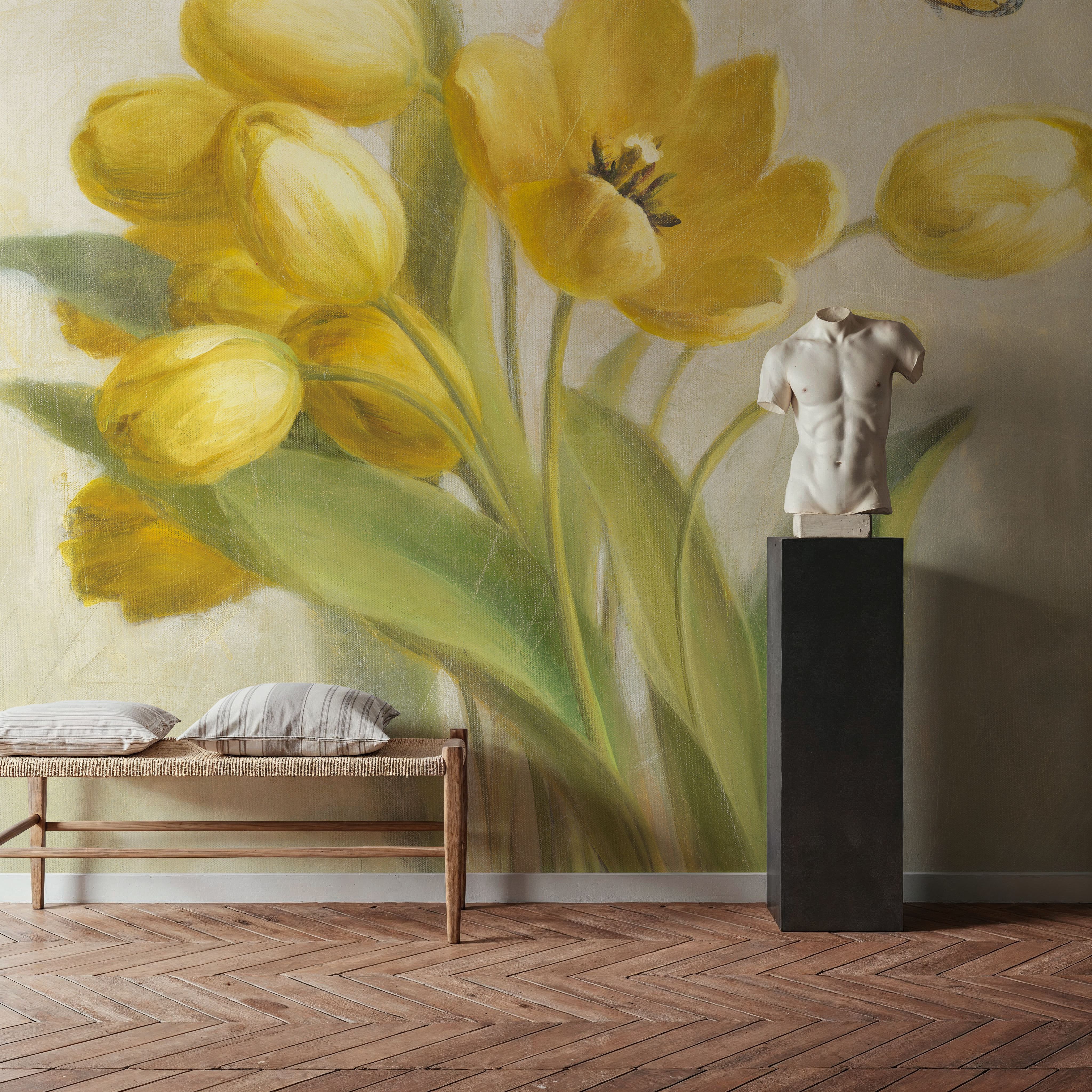 Yellow French Tulips