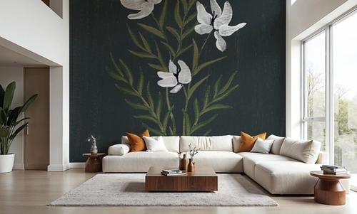 Pretty Little Flower IV Black