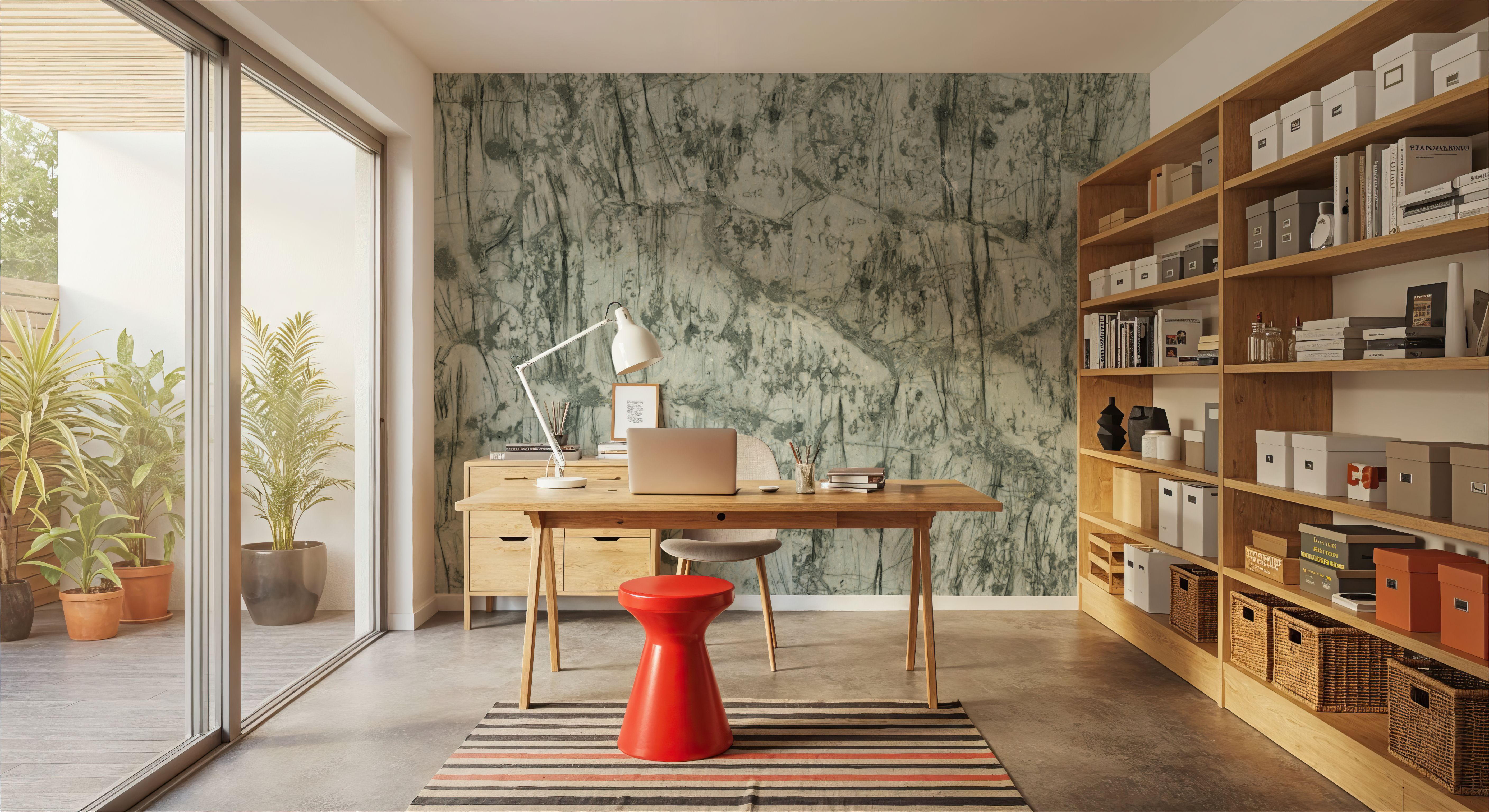 Green Strokes Marble
