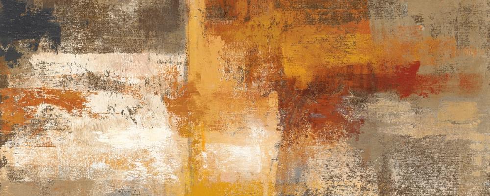 Silver and Amber Panel I