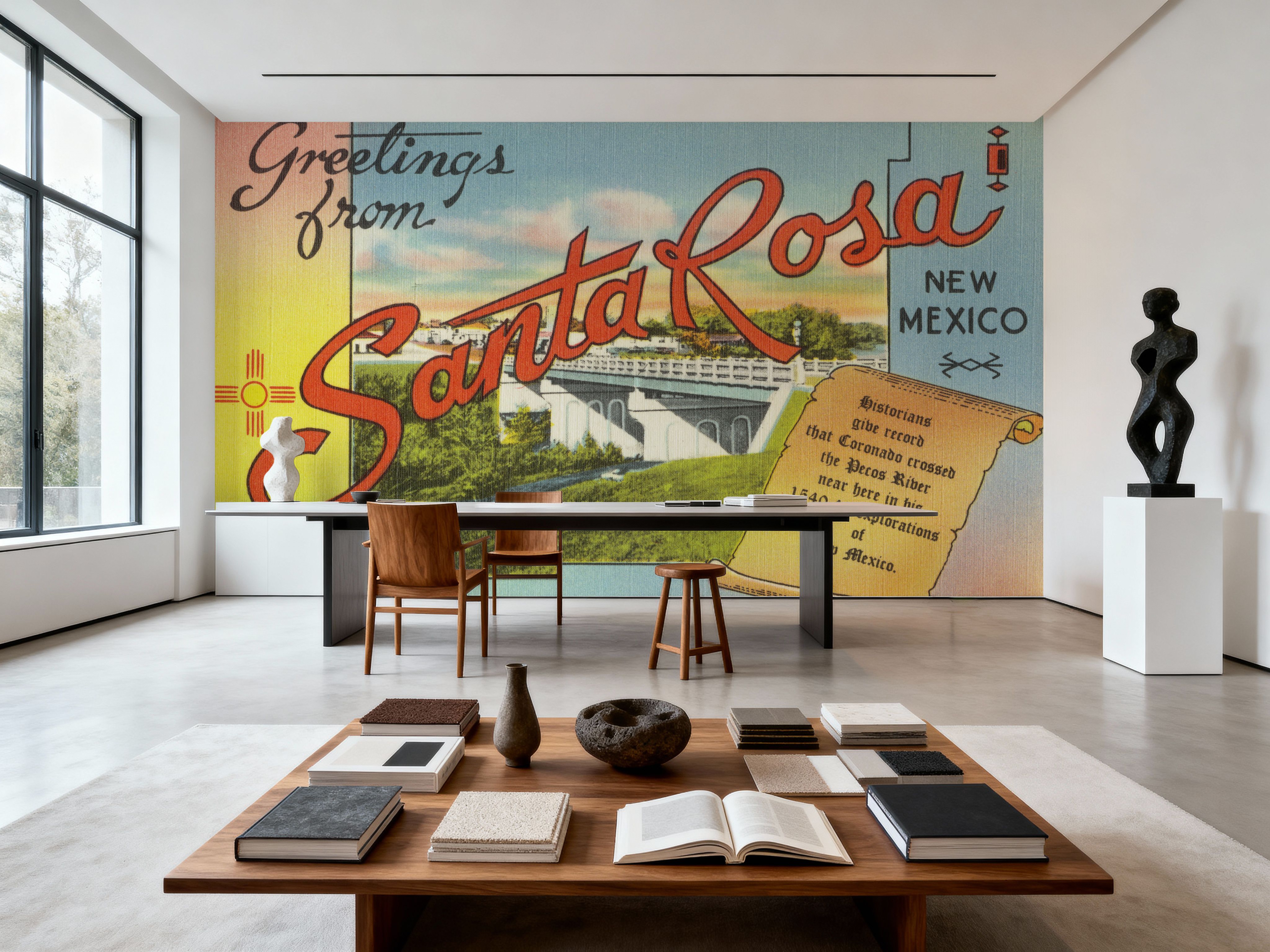 Greetings from Santa Rosa - Screenprint Postcard