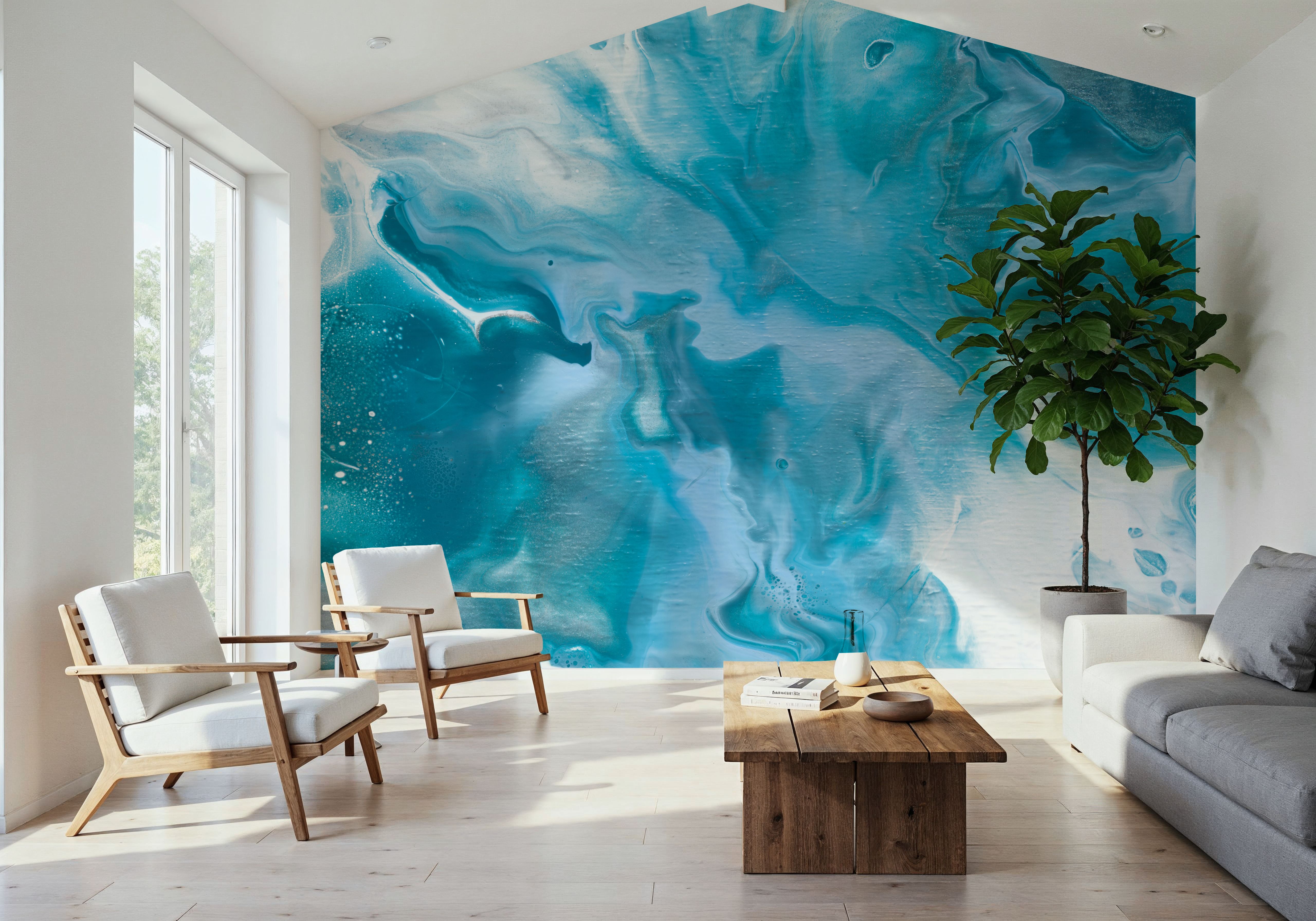 Blue Lagoon II, Tapeten