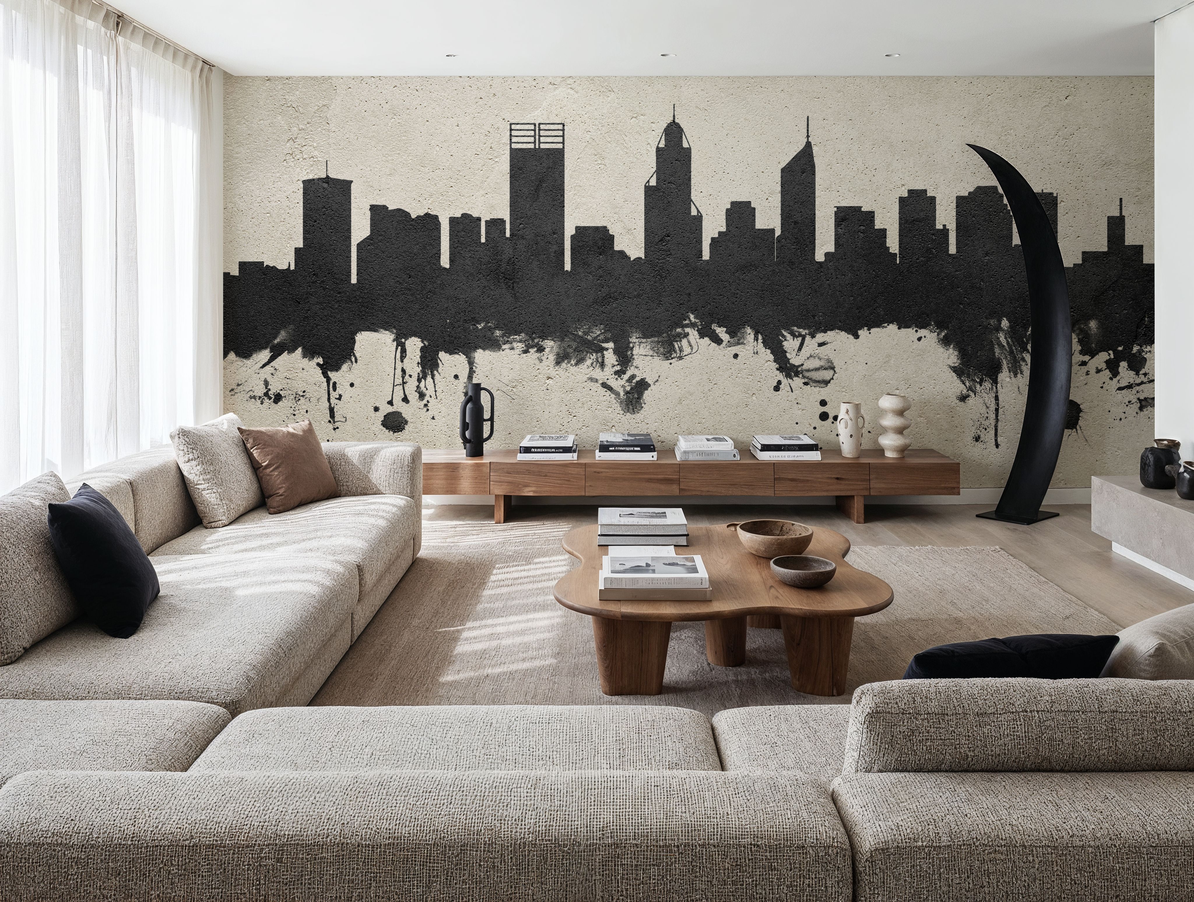 Perth Australia Skyline Concrete