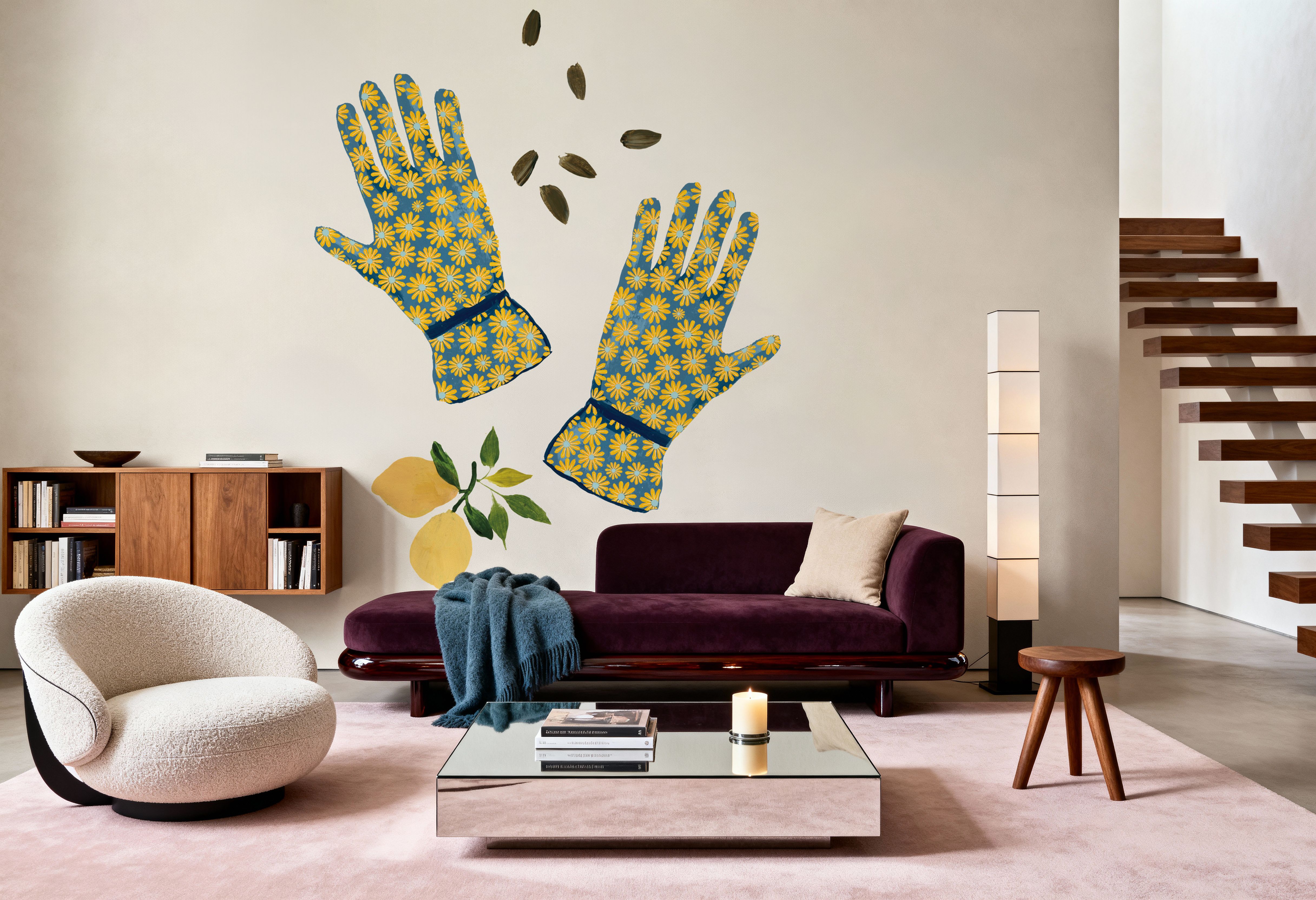 Summer Garden I, Papier peint