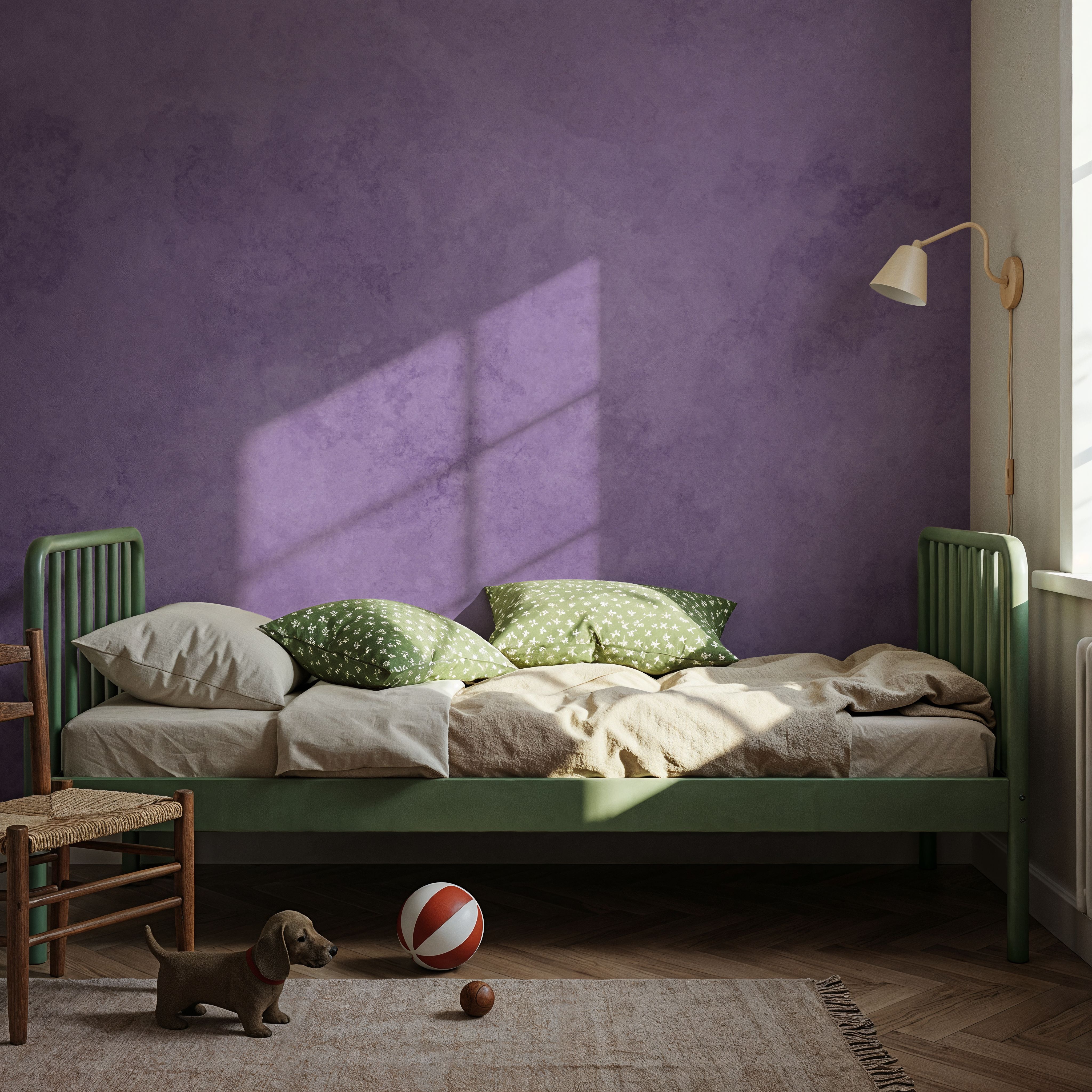 Subtle Plaster Wall, Aura Indigo