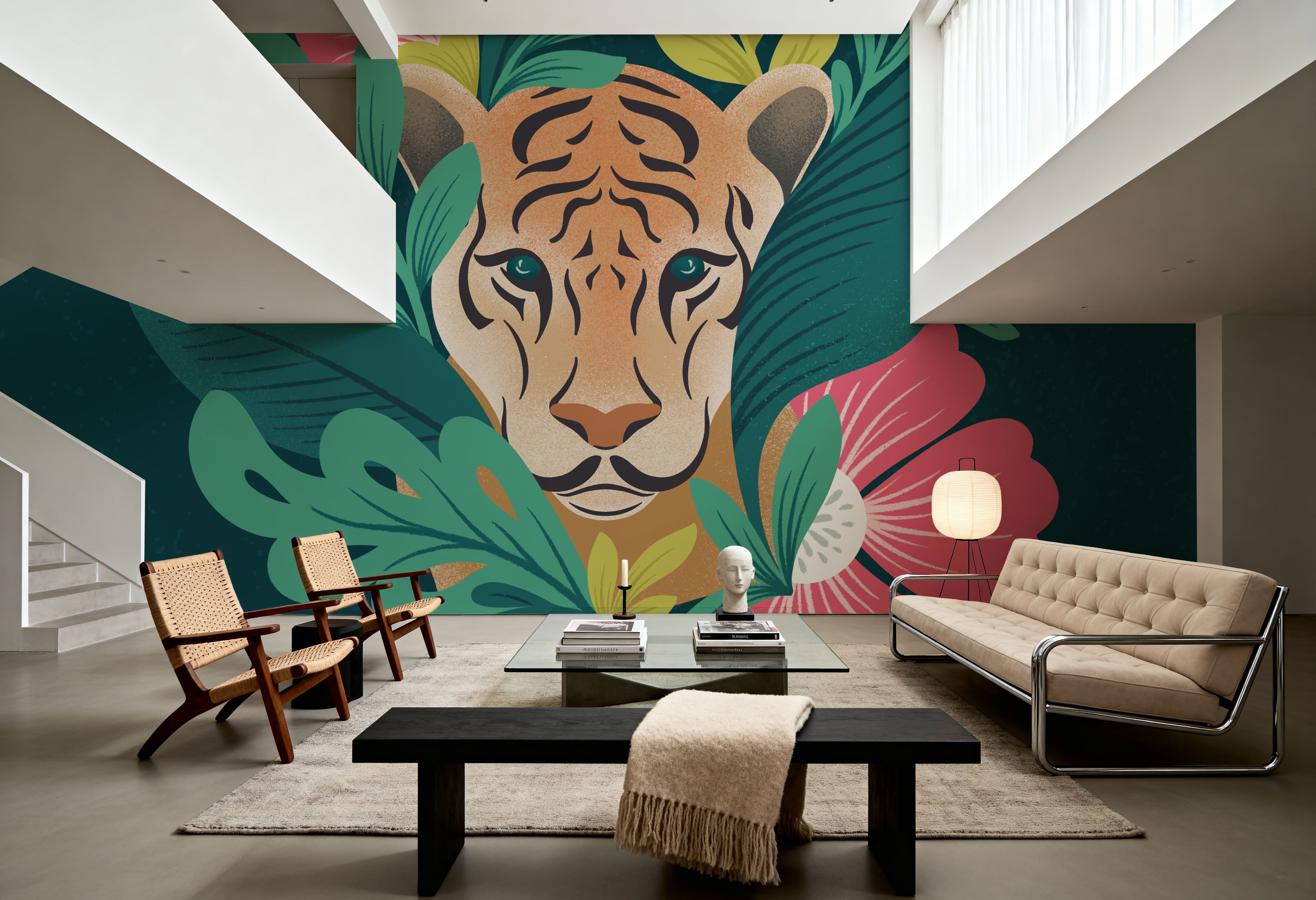 Hello Tiger, Wallpaper