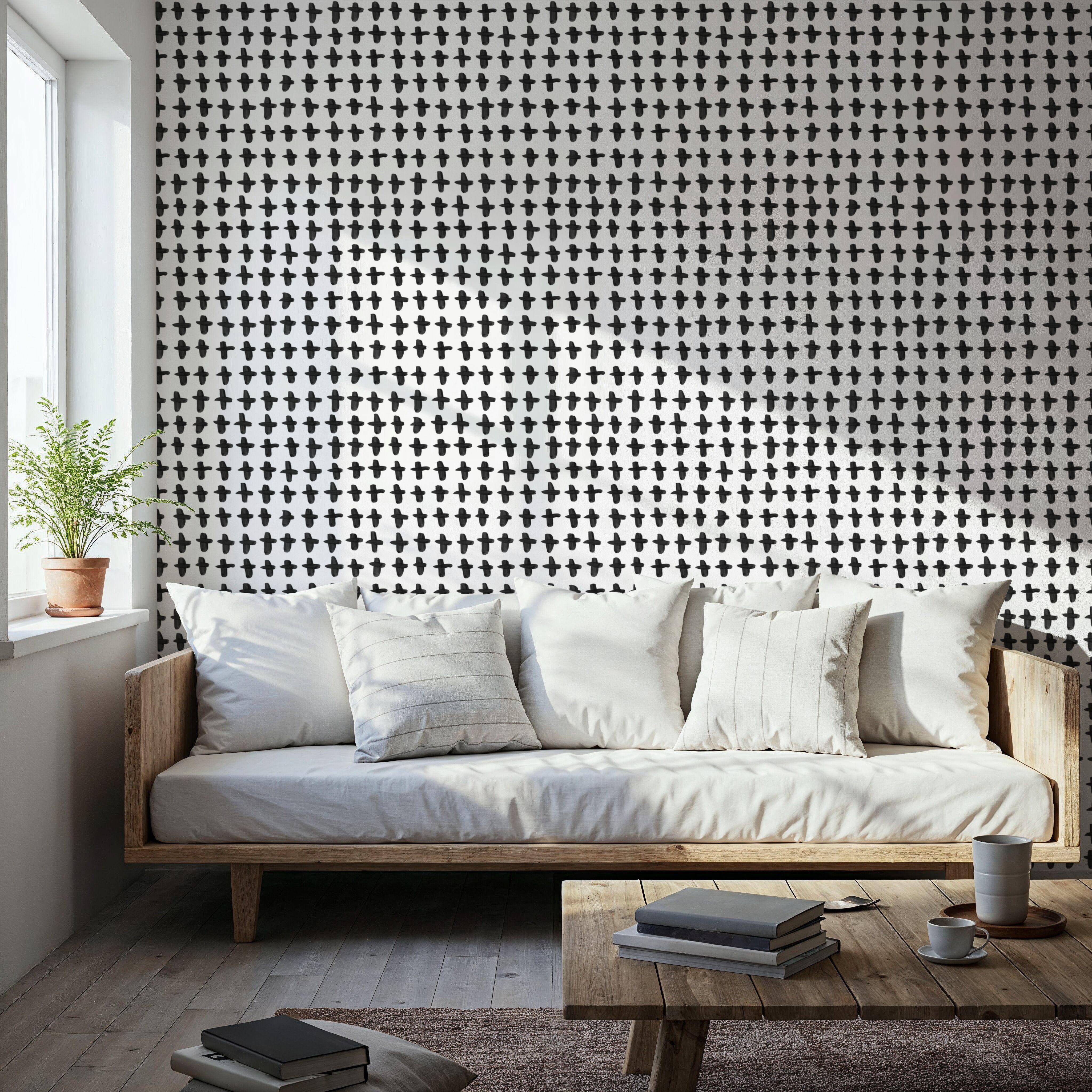 Doodle Crosses White