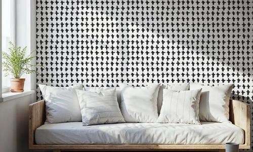 Doodle Crosses White