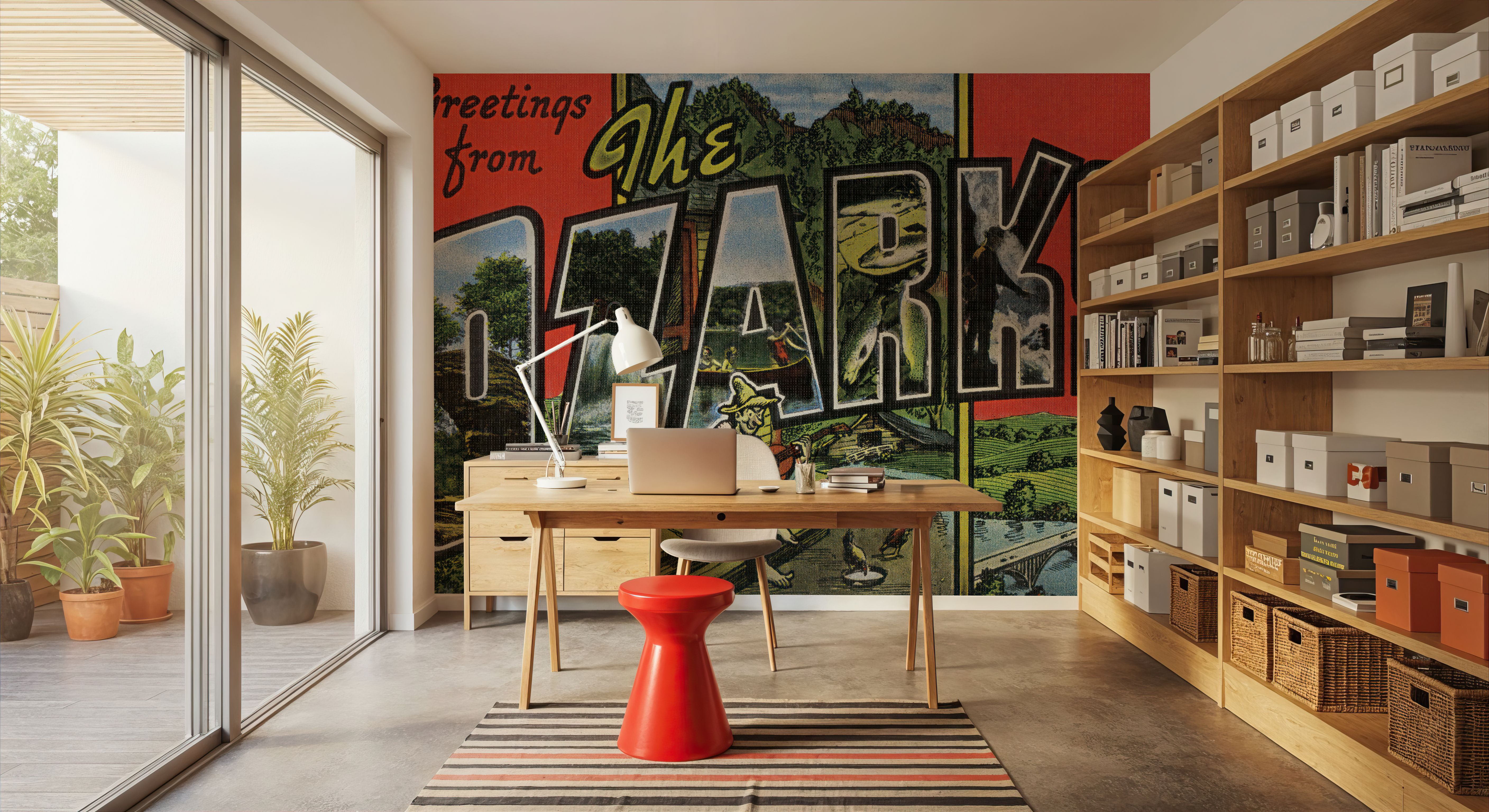 Greetings from The Ozarks - Screenprint Postcard