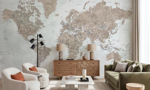 World Map Cities - Calista