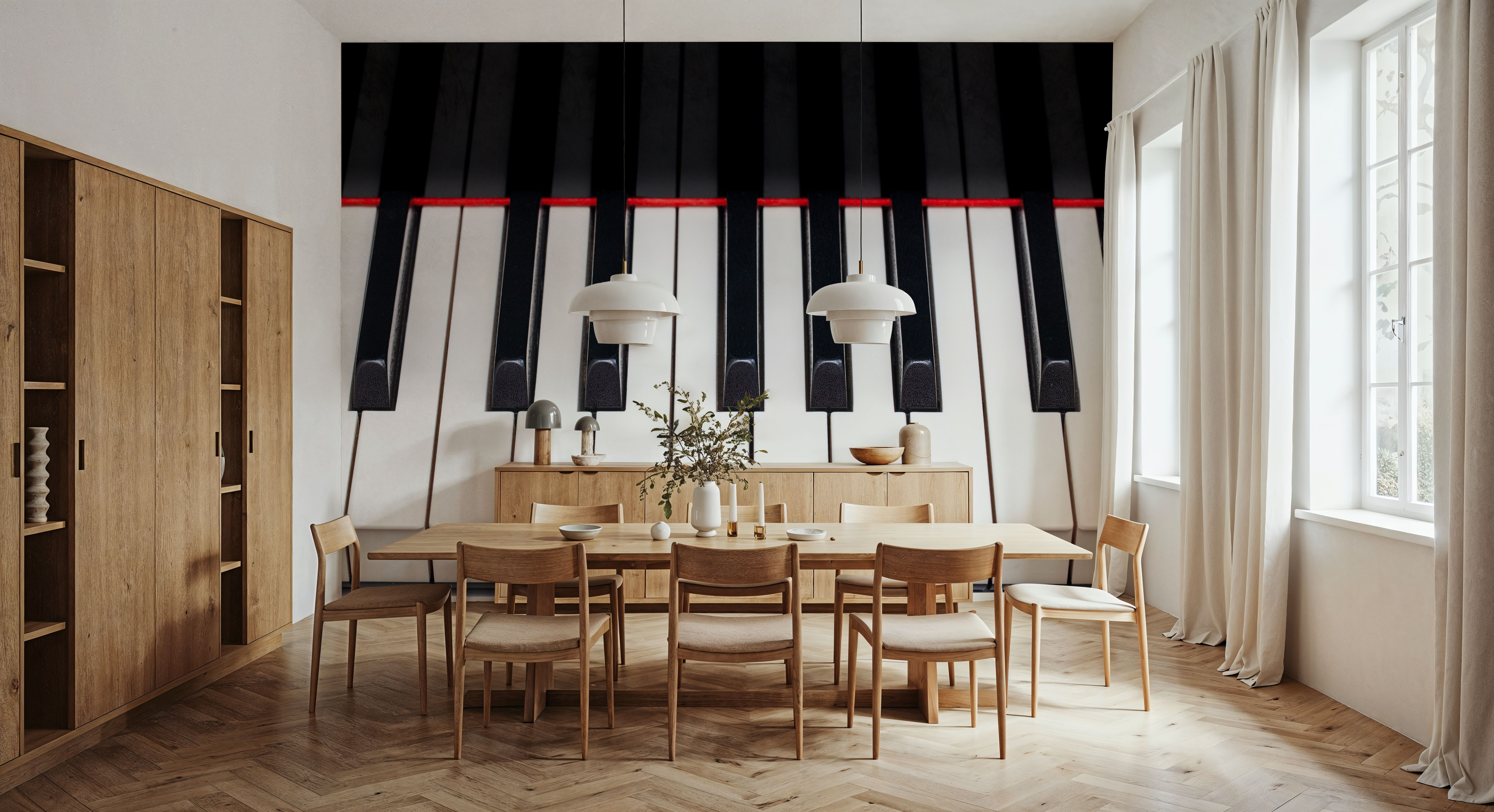 Piano Keys, Papier peint