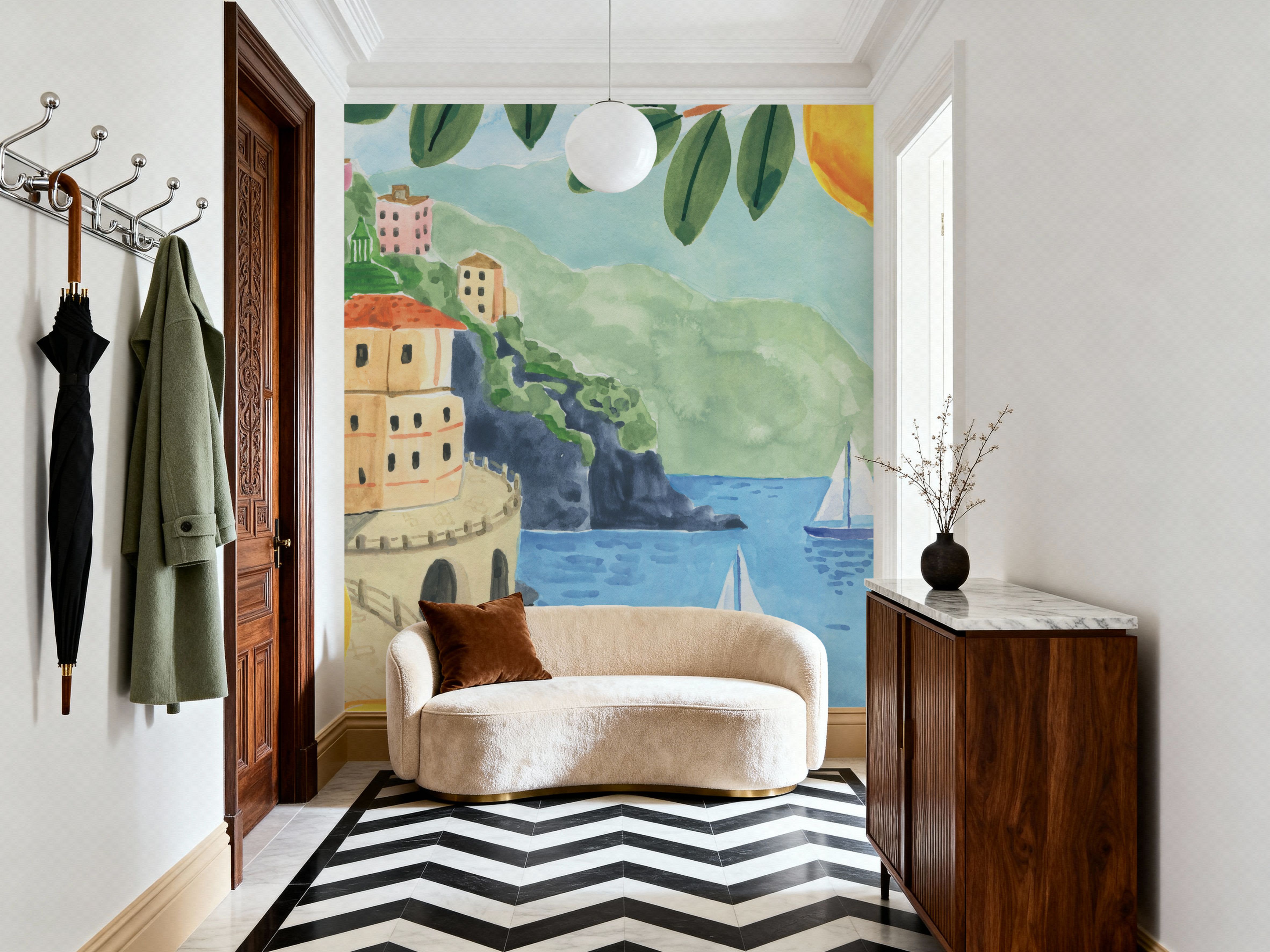 Mediterranean View II Panel