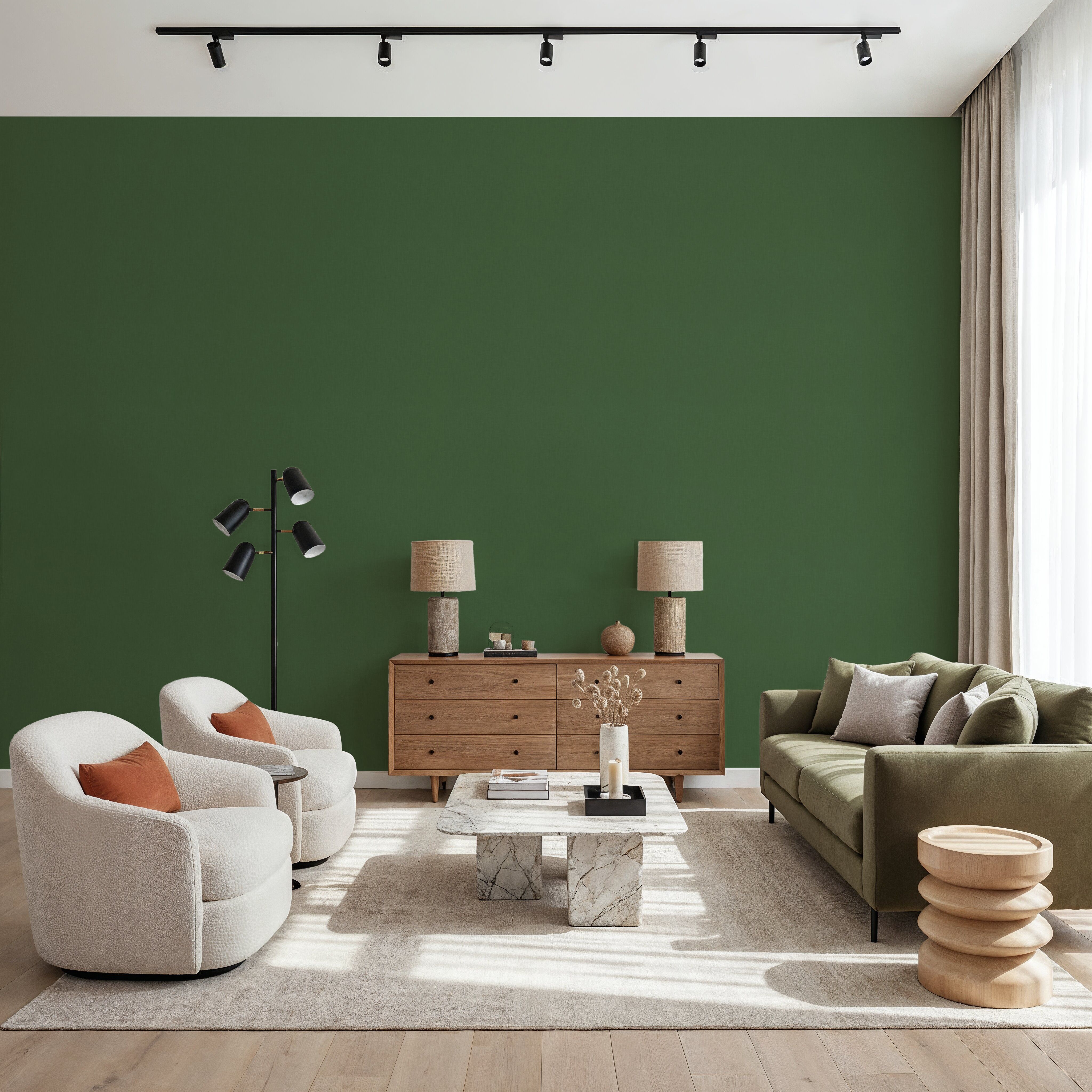 Linen Mist Bright Collection, Dill Green