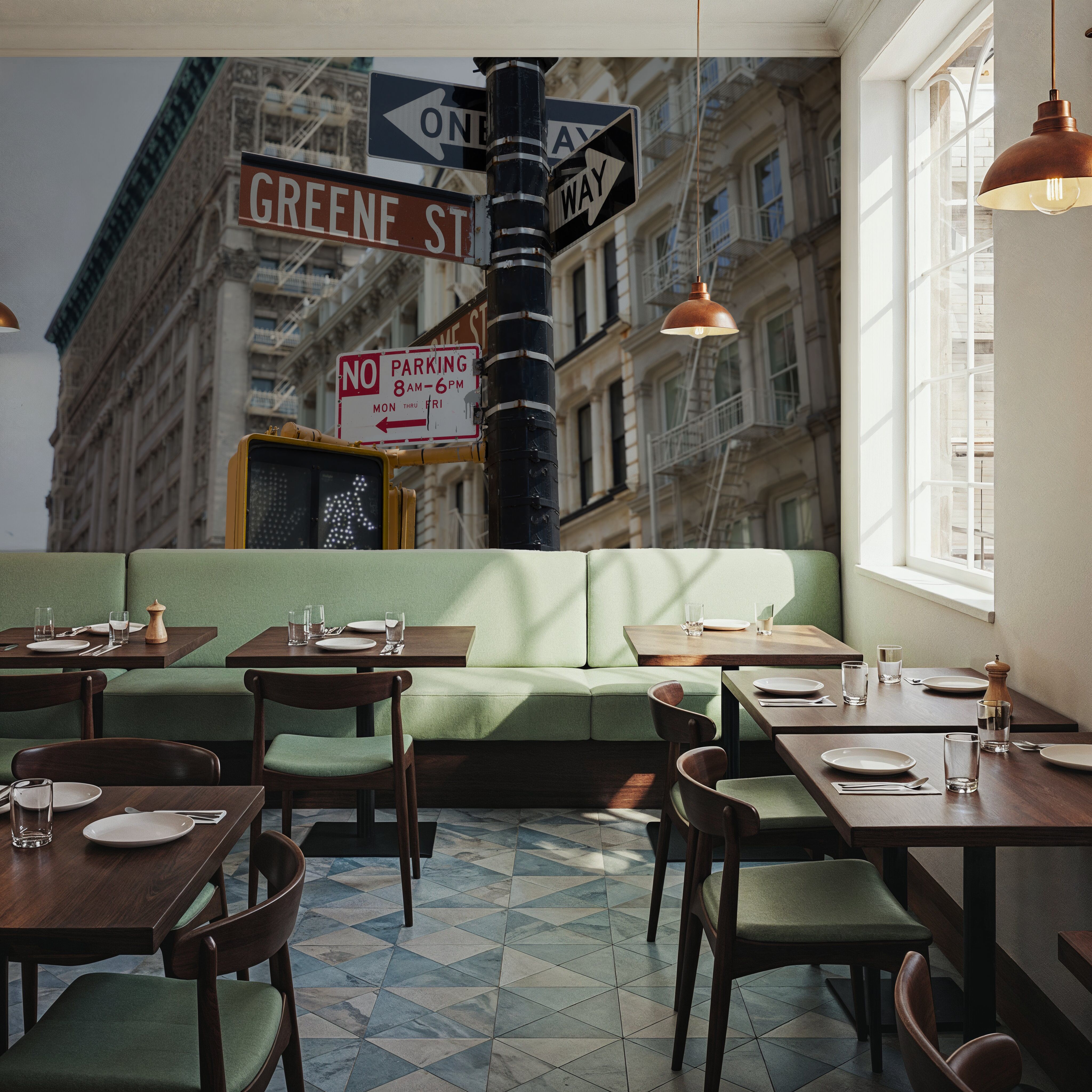 Soho Greene St Sign Manhattan