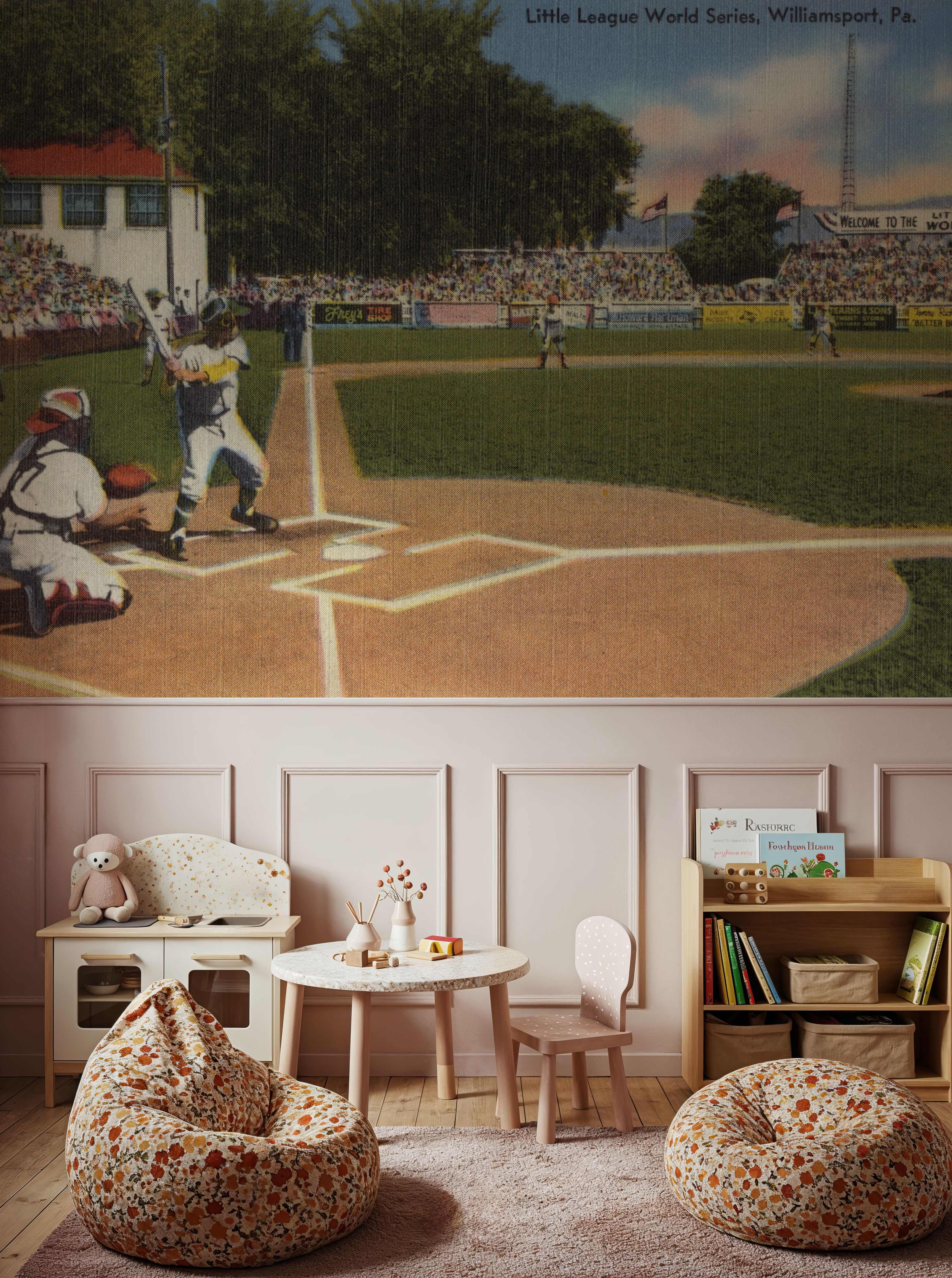 Greetings from Little League - Screenprint Postcard