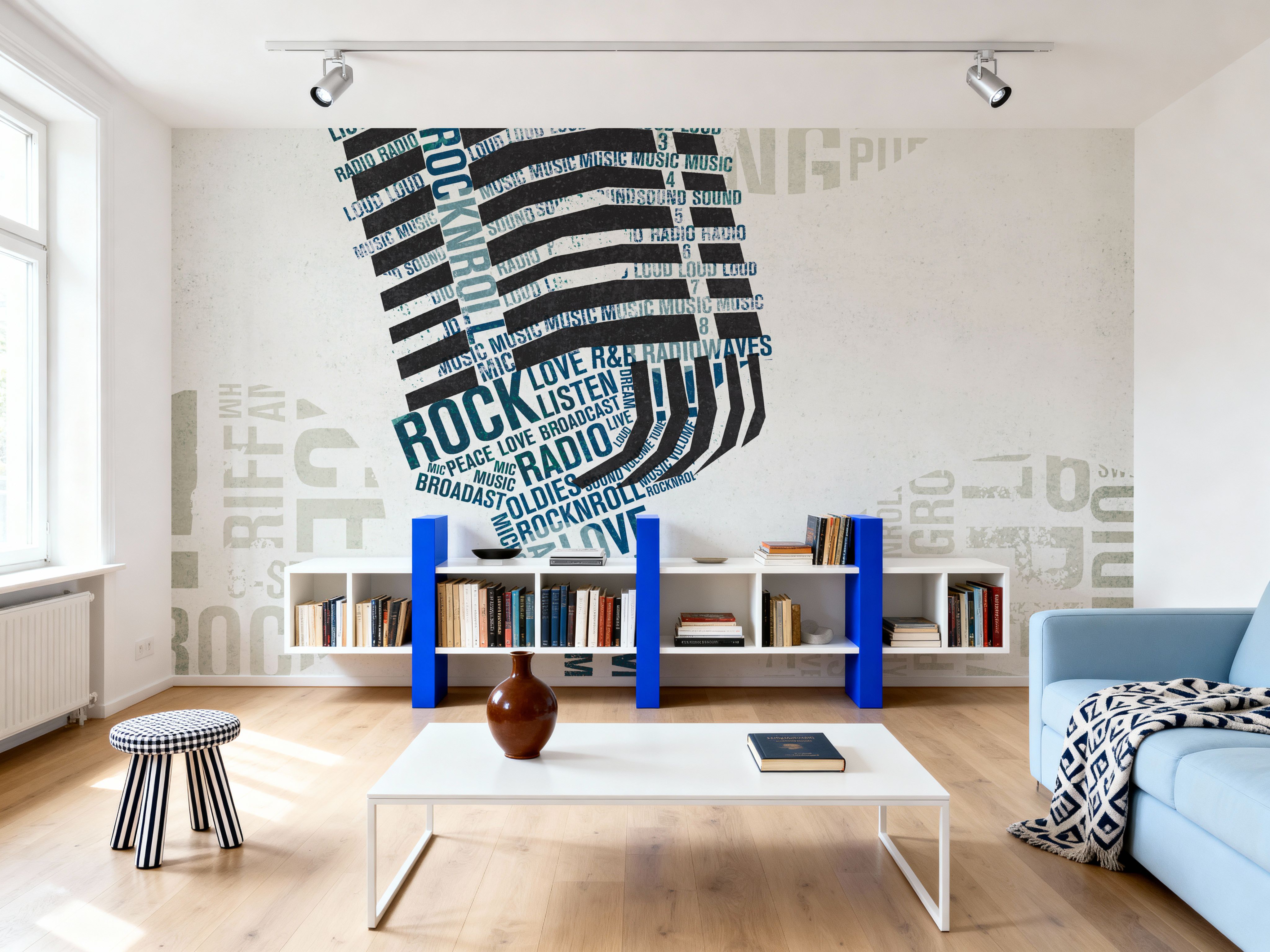 Type Mic Colorful Square