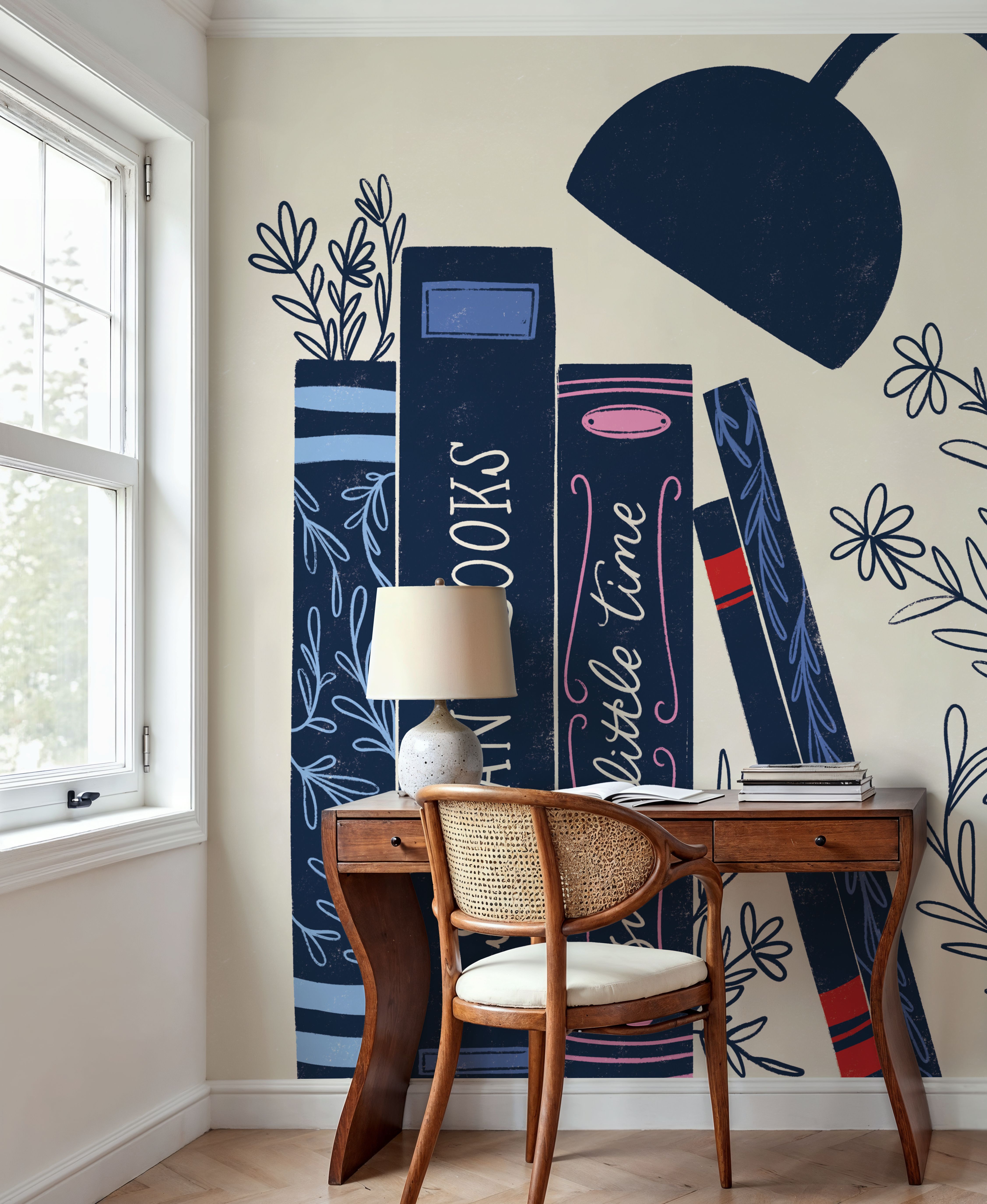 Bookish Blue I
