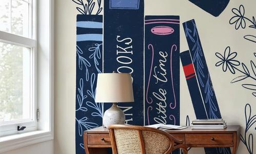 Bookish Blue I